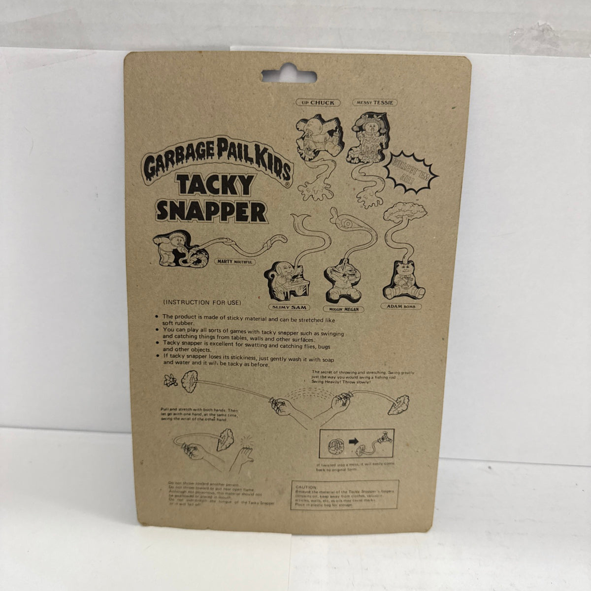 Vintage 1985 Garbage Pail Kids Tacky Snapper Marty Mouthful MOC Sealed