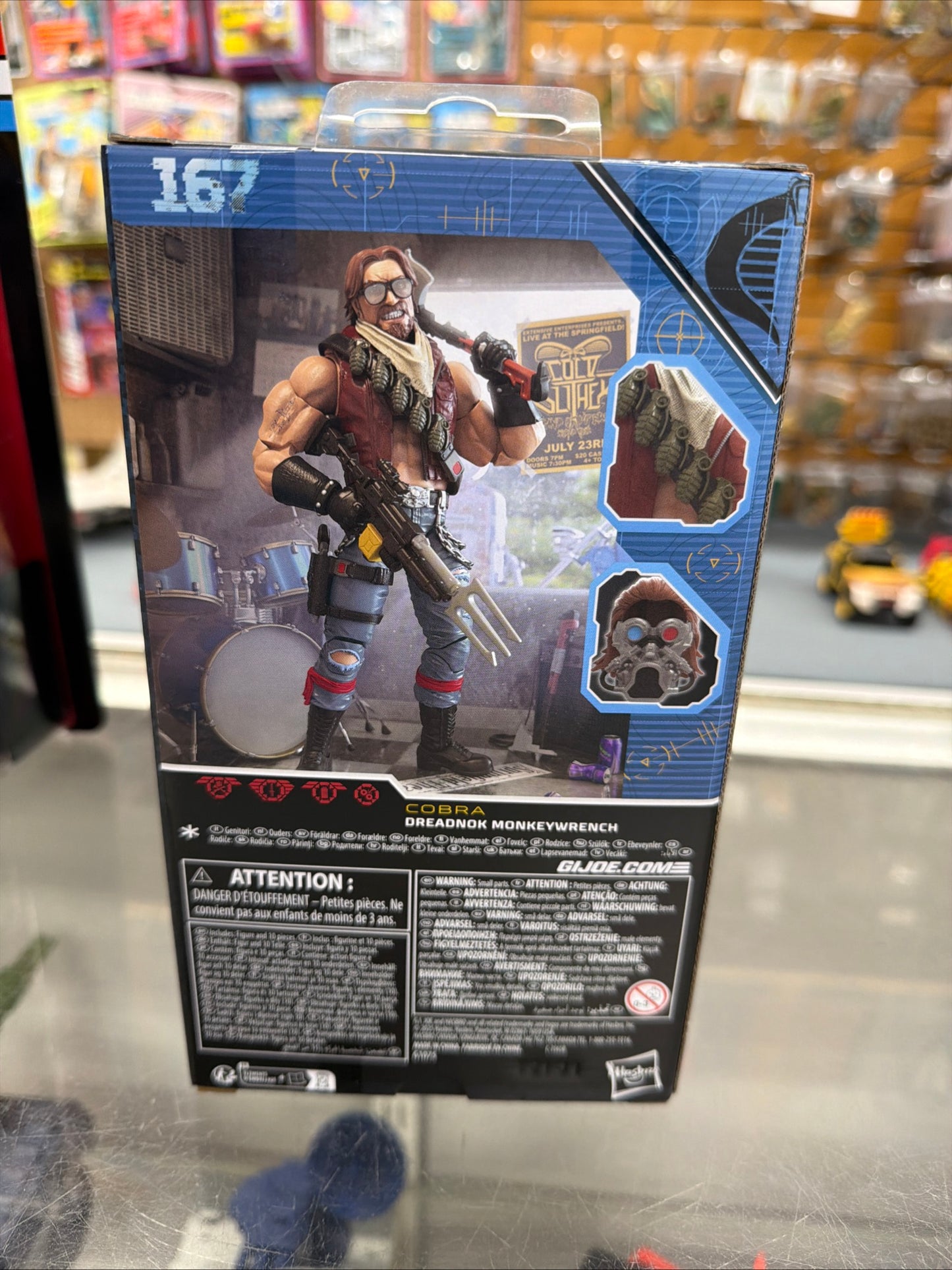 GI G.I. Joe Classified Series 167 Monkey Wrench Monkeywrench