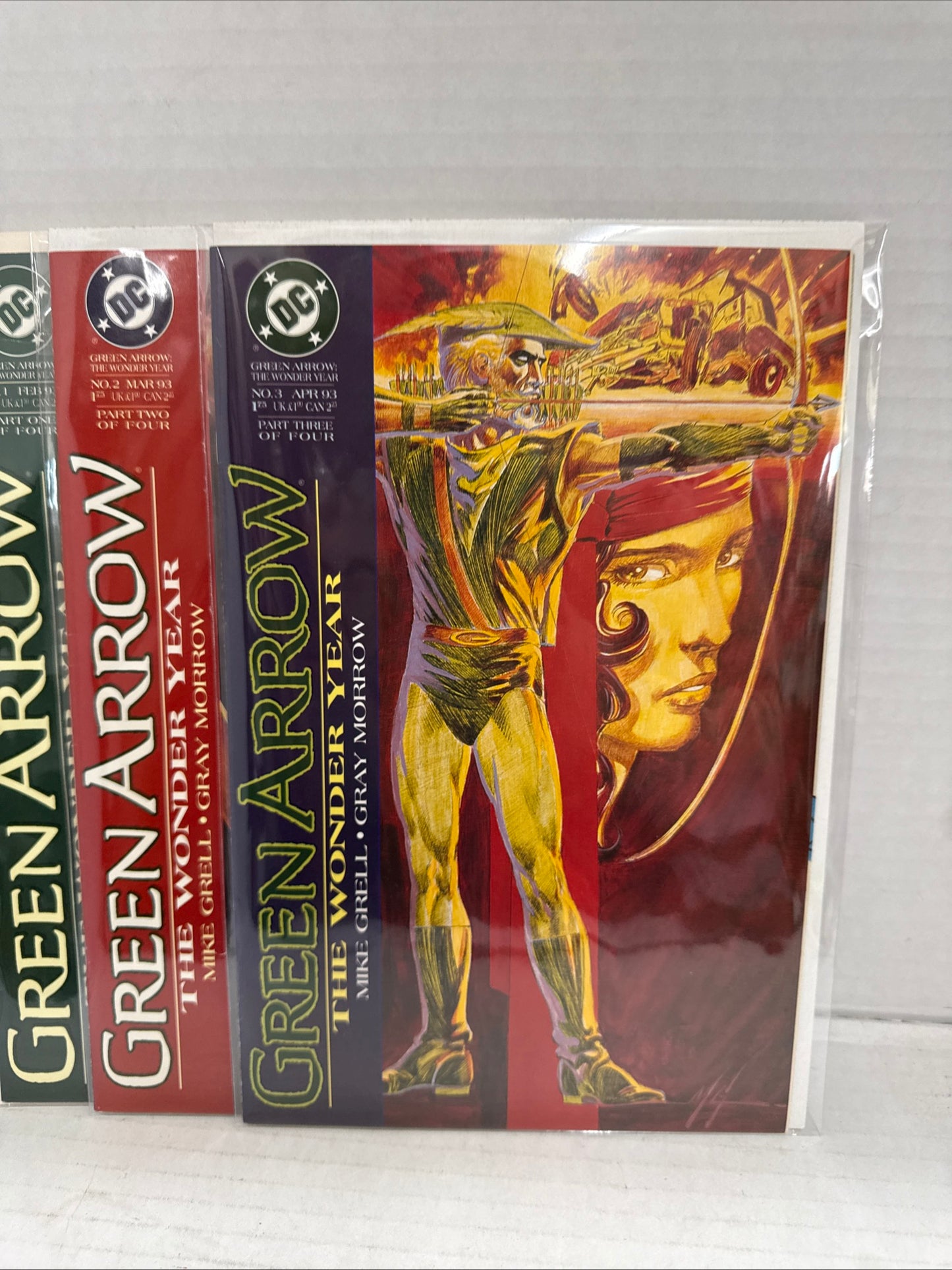 Green Arrow the Wonder Year #1 2 3 4 DC 1993 Mini Series Comic Book Set 1-4
