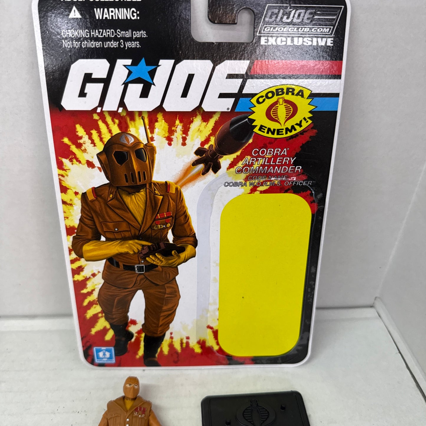GI JOE ~ WORMS ~ MAGGOT DRIVER W.O.R.M.S. ~ MOC MOSC ~ FSS 6.0 COLLECTORS CLUB