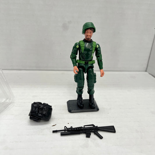GI JOE  2005 GREEN SHIRT ARMY MAN ~ INFANTRY DIVISION TROOPER