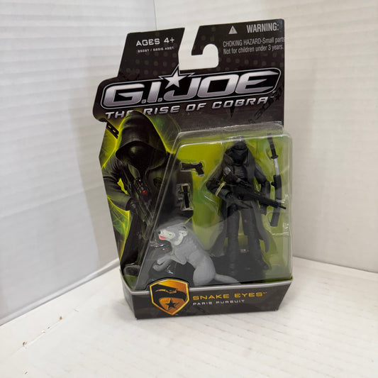 G.I. Joe The Rise Of Cobra Snake Eyes Paris Pursuit Gray Timber Version ROC