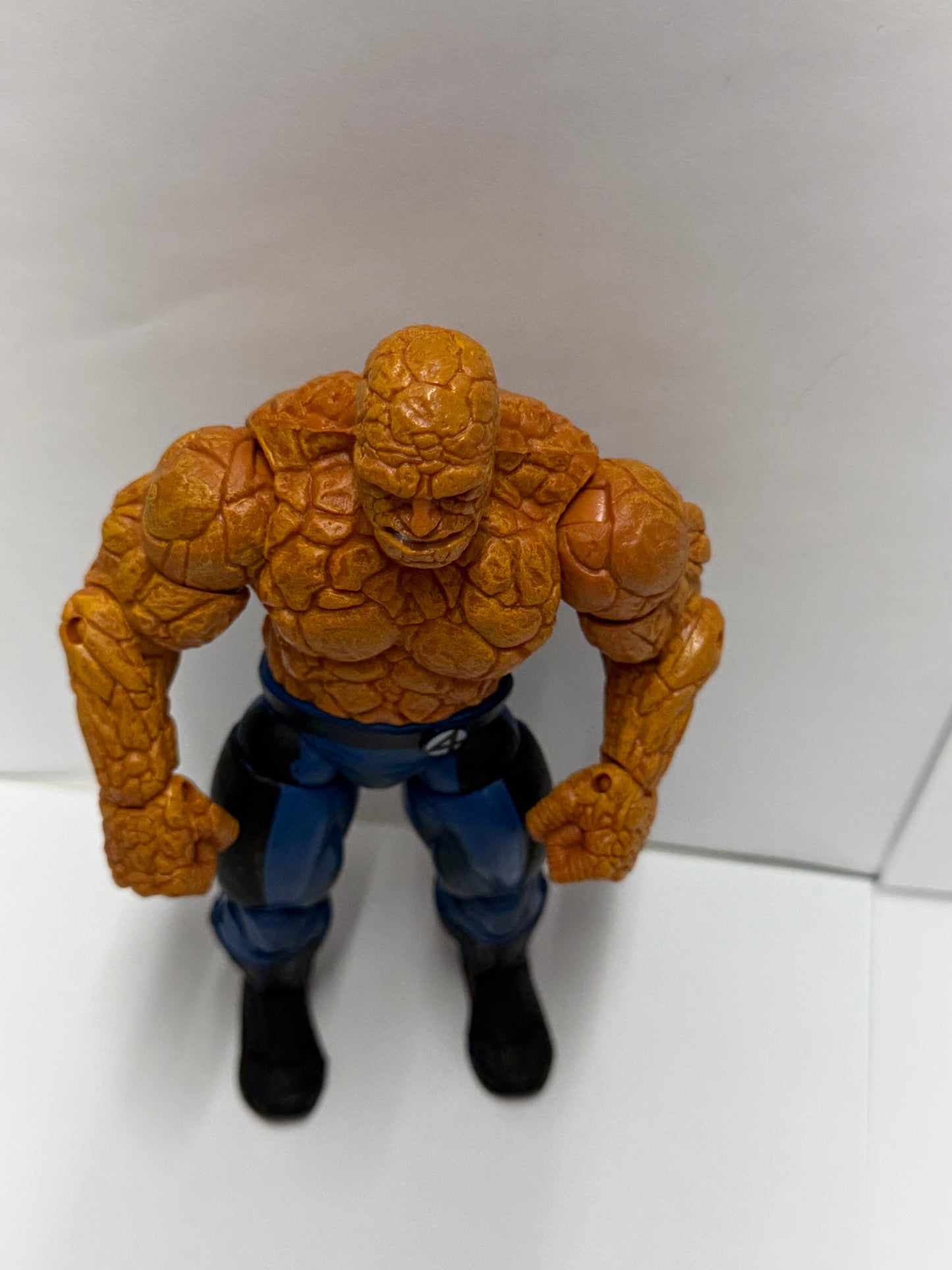 Marvel Fantastic Four Clobber N Crush The Thing Action Figure 7" 2005 Toy Biz