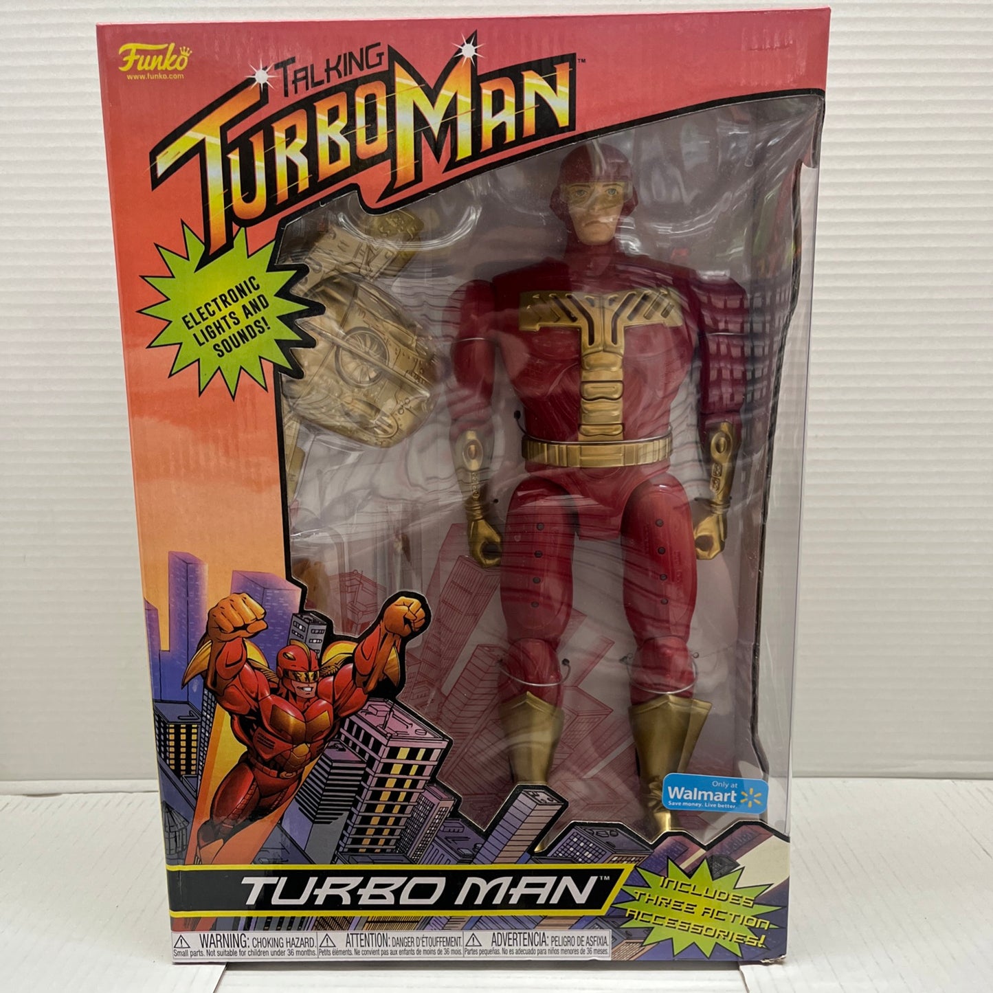 Funko Turbo Man Talking Action Figure Jingle All The Way Walmart Exclusive 13"