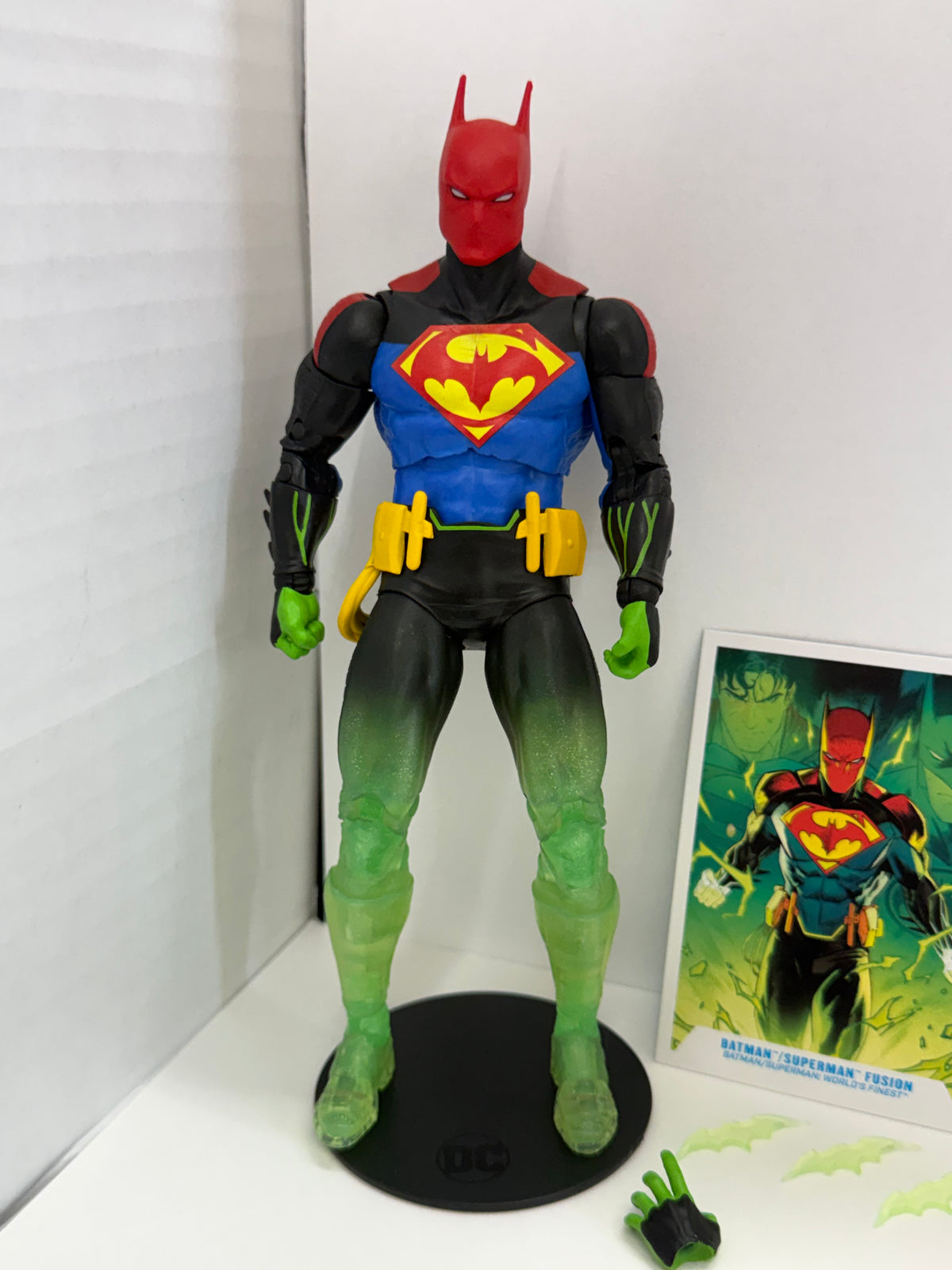 McFarlane DC Multiverse Platinum Edition Batman/Superman Fusion- World's Finest