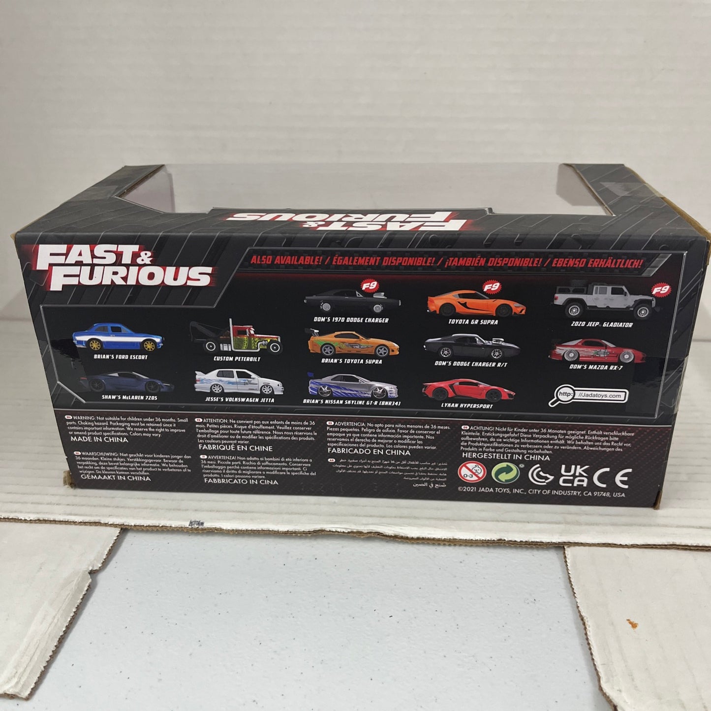 1:24 Jada Fast and Furious Slap Jack's Toyota Supra Gold