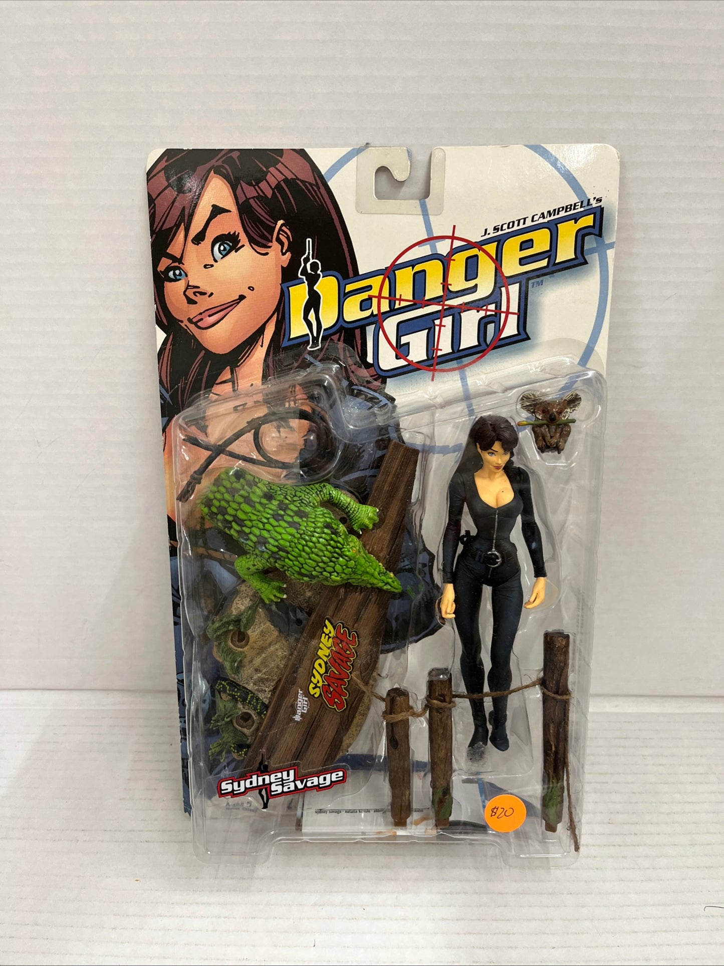 J. Scott Campbell's Danger Girl Sydney Savage McFarlane Ultra-Action Figure 1999