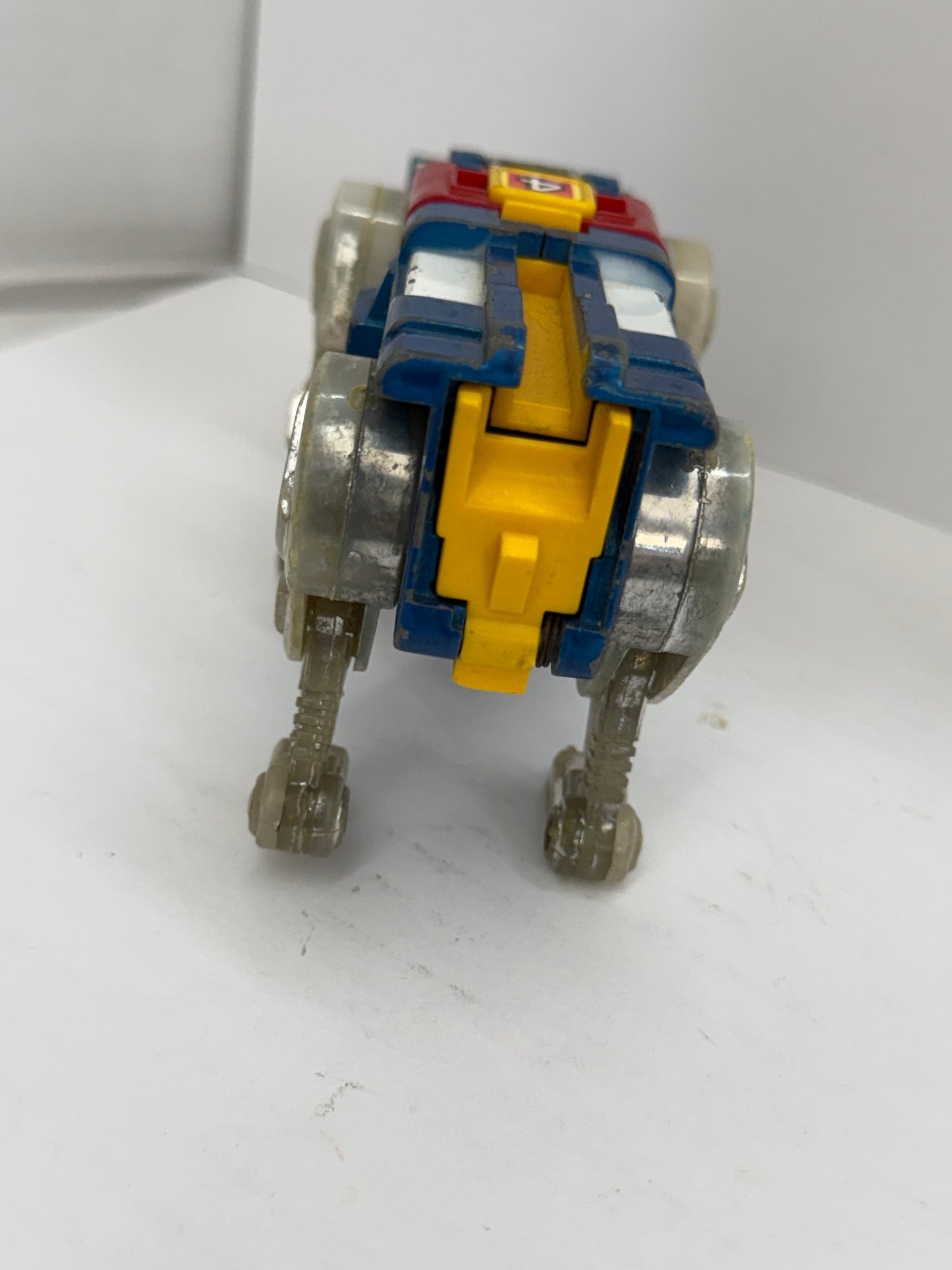Vintage Voltron Blue Lion 4 Diecast Robot 1981 GB-36 Y&K Toy Japan Golion