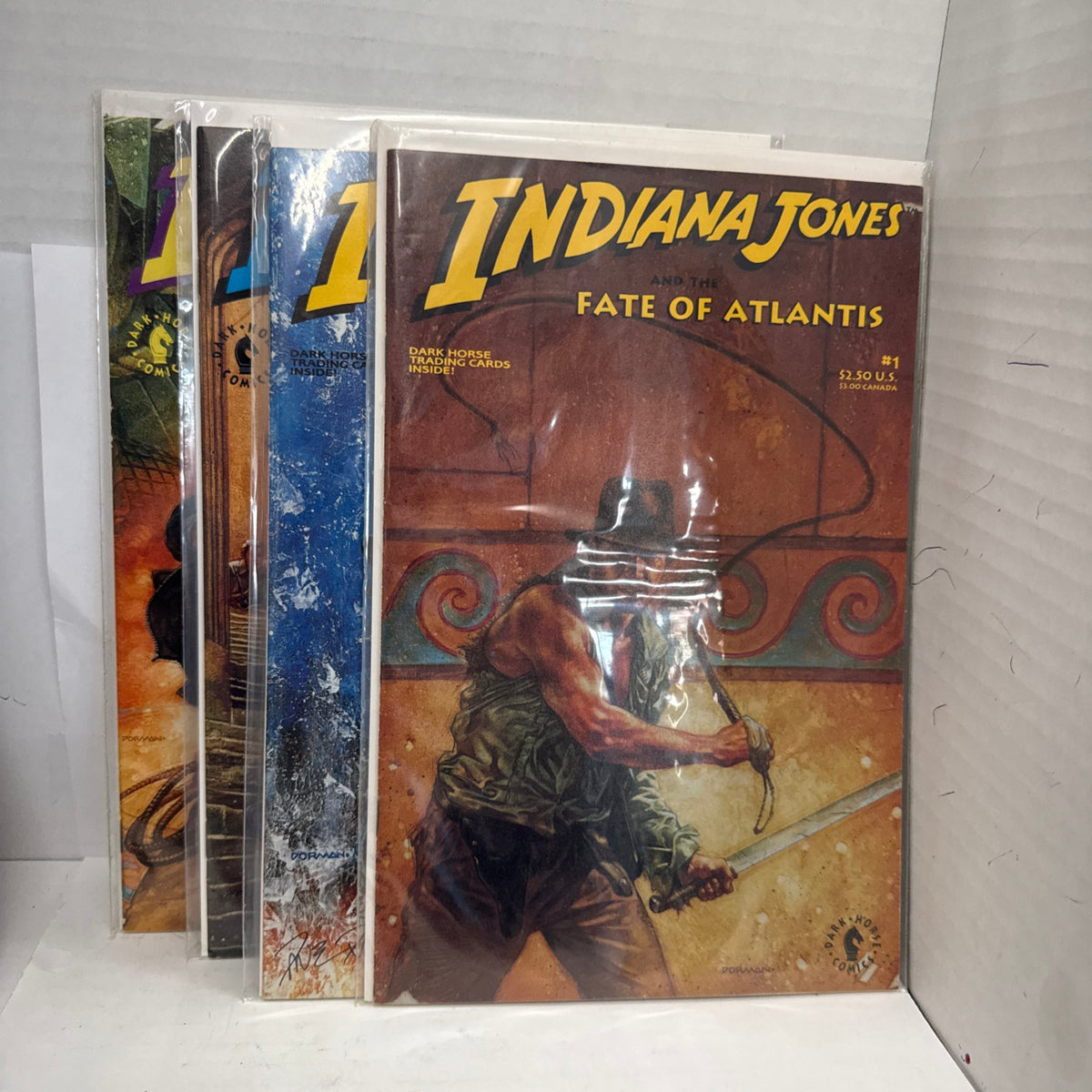 INDIANA JONES & THE FATE OF ATLANTIS 1-4 COMPLETE SERIES, DARK HORSE COMICS
