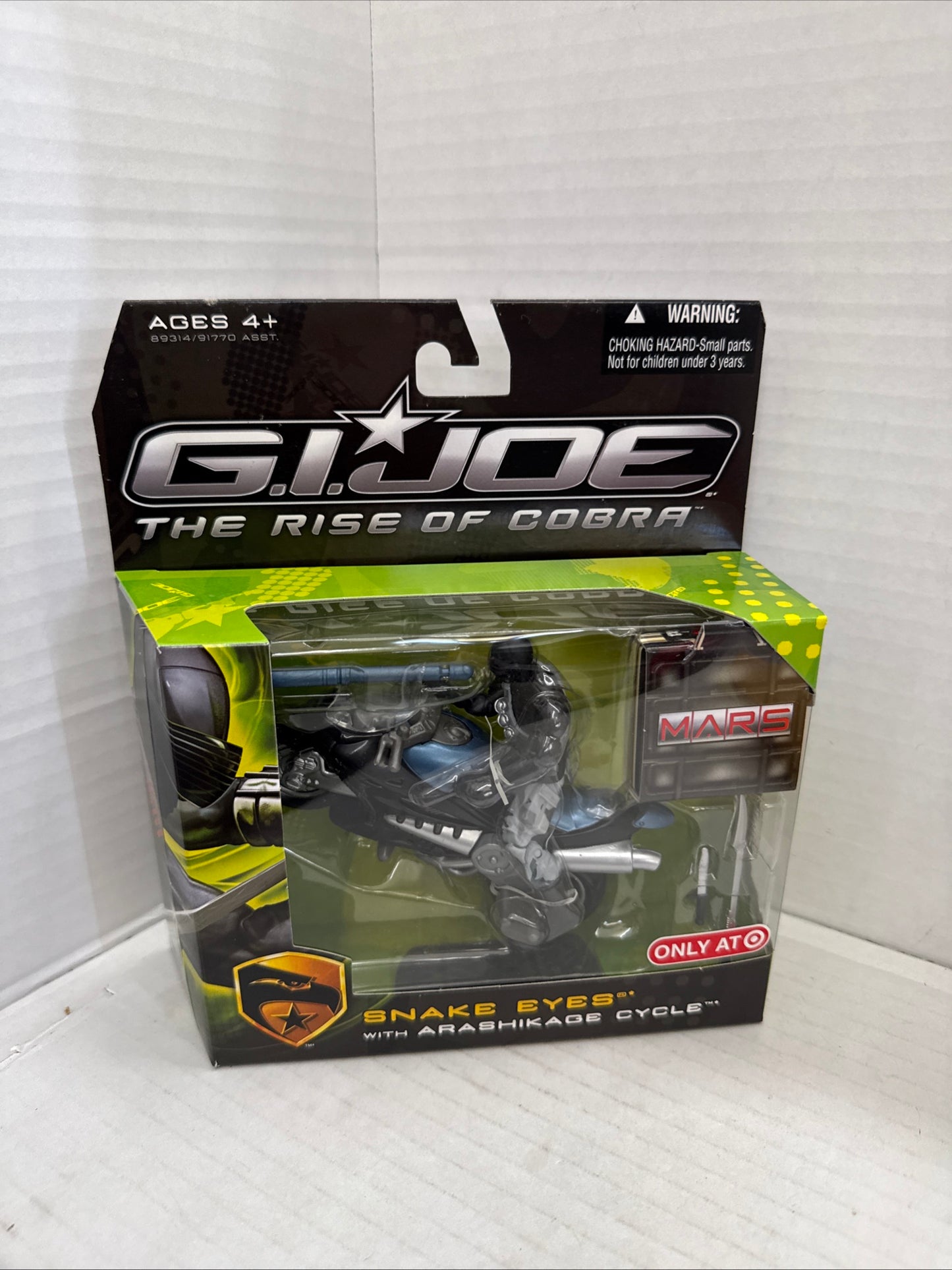 Hasbro G.I. Joe: The Rise of Cobra - Snake Eyes with Arashikage Cycle Action...