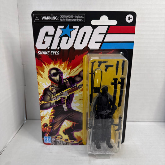 GI Joe Hasbro Retro Collection SNAKE EYES 3.75" Walmart Exclusive Action Figure