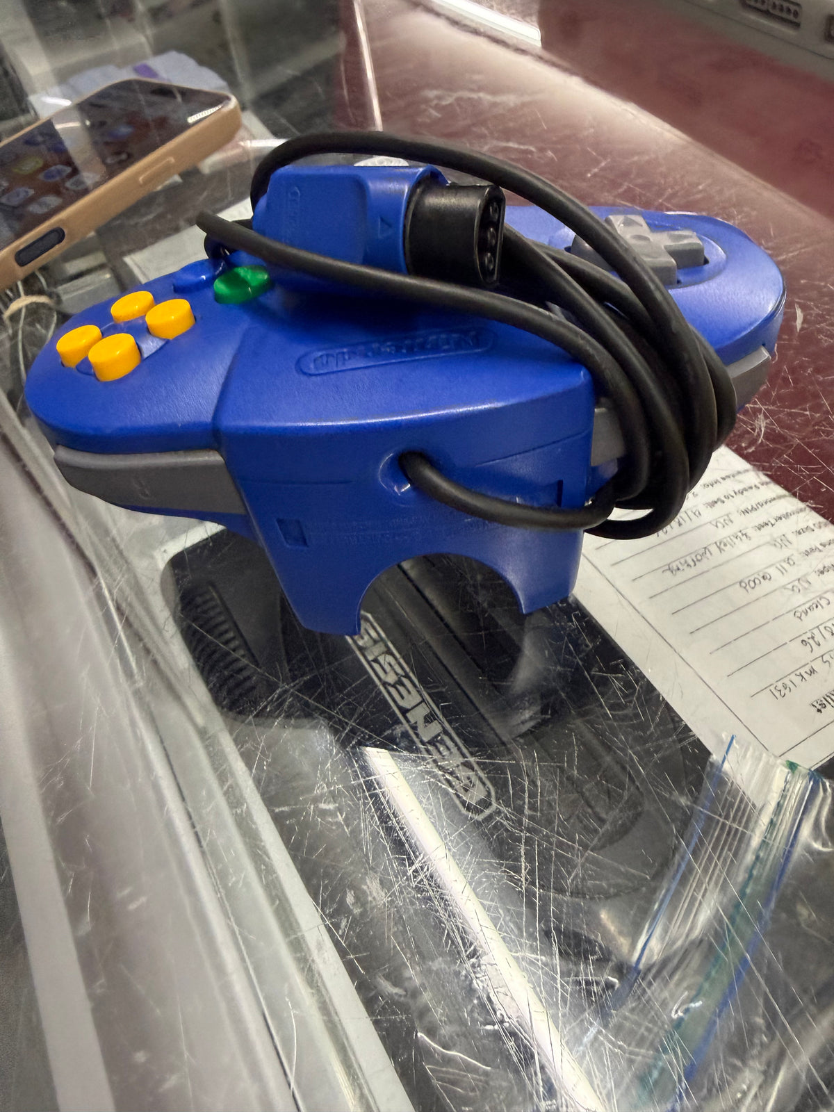 Lot of 5 OEM Nintendo N64 Controller Blue Red Yellow Green ORIGINAL AUT Untested