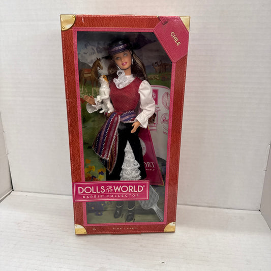Barbie Passport Dolls of the World Chile Pink Label W3494