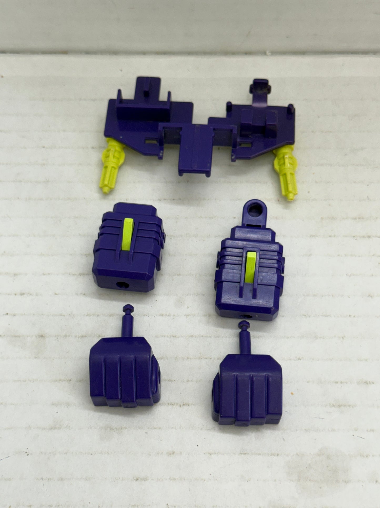 Vintage 1985 G1 Transformers Constructicon Devastator Parts Lot