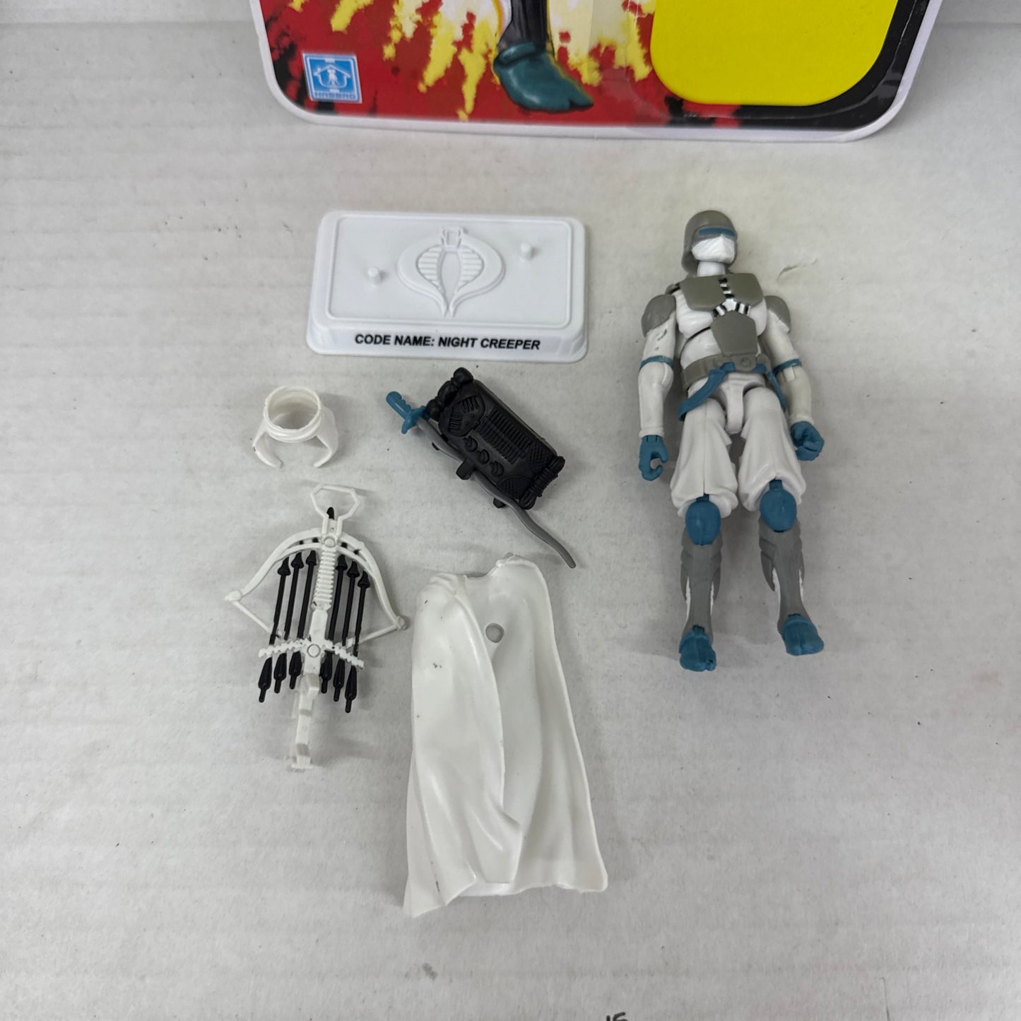 GI Joe FSS, Night Creeper, Ice Ninja, Moc, Club Exclusive, Joe Con, Retro, 50th