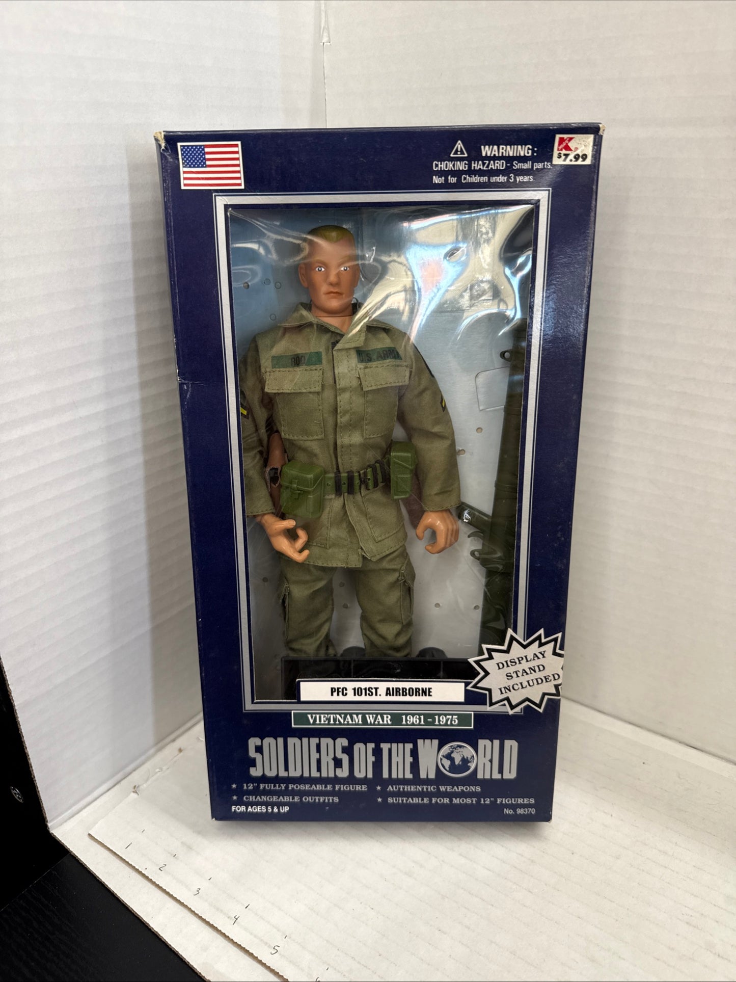 SOLDIERS OF THE WORLD PFC 101ST AIRBORNE VIETNAM WAR 1961-1975 Figure 12"