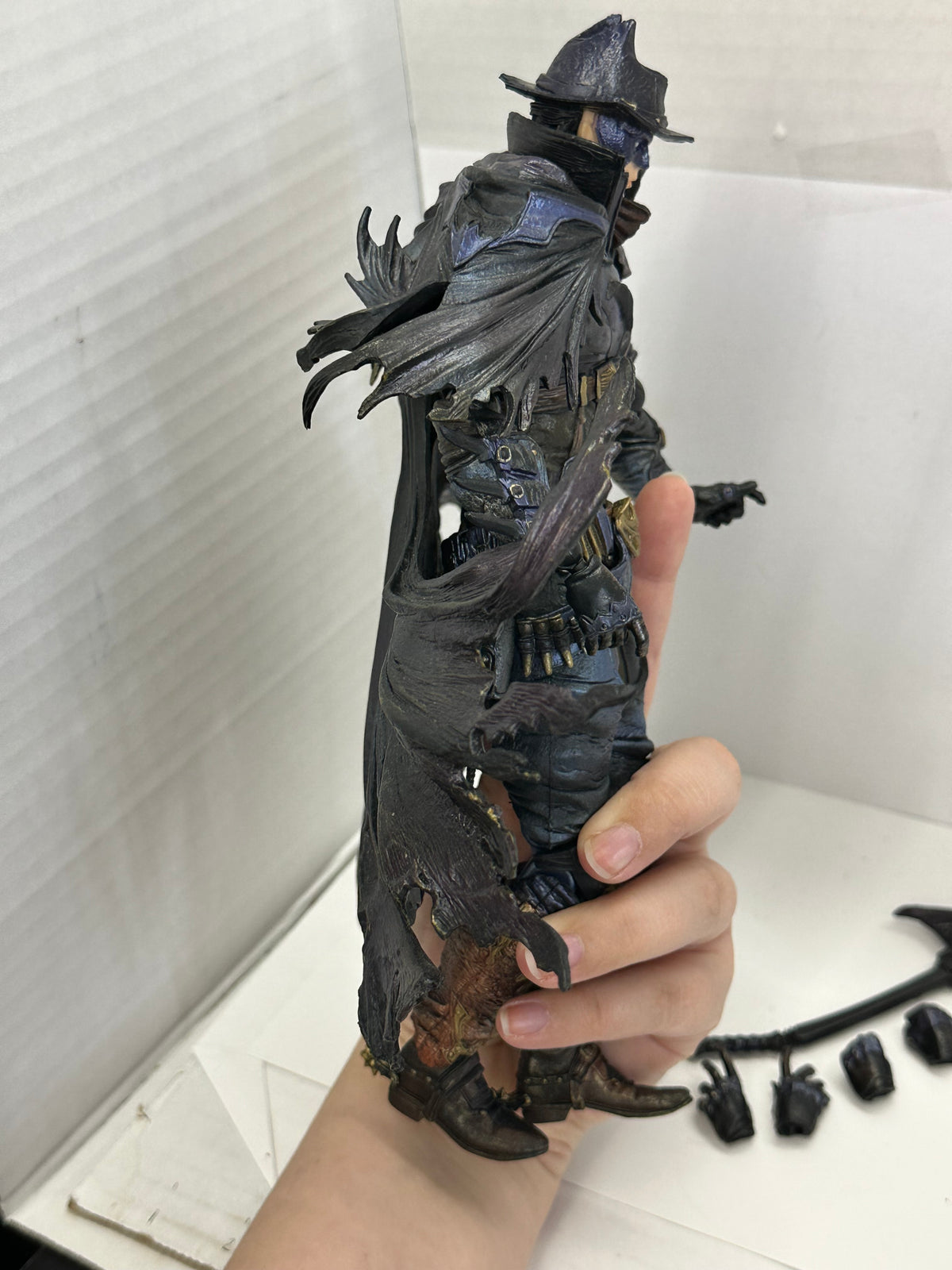 Play Arts Kai Variant Batman Timeless Wild West Dark Variant Loose Complete
