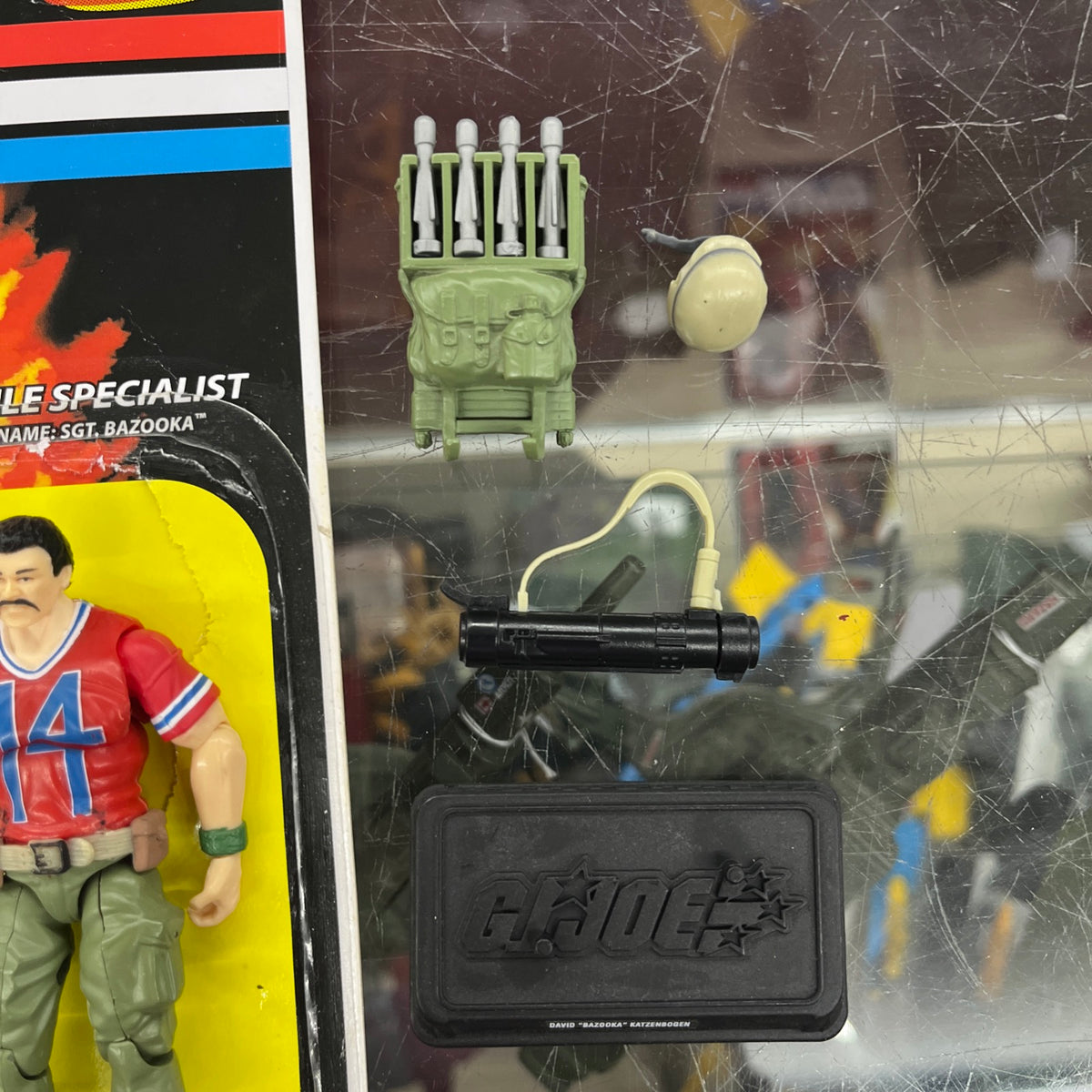 Bazooka, GI Joe 25th anniversary Complete With File Card Full Card