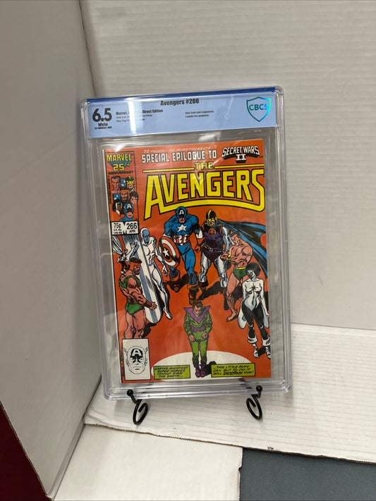 Avengers #266 CGC Graded 6.5 Marvel April 1986 Newsstand Edition Comic Book.