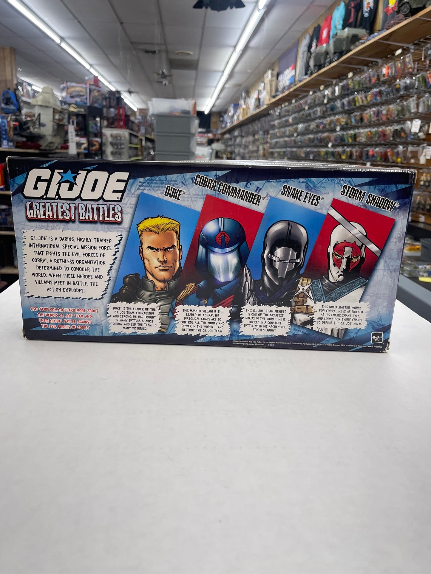 G.I.JOE Greatest Battles, No DVD,Duke, Cobra Commander, Snake Eyes, Storm Shadow