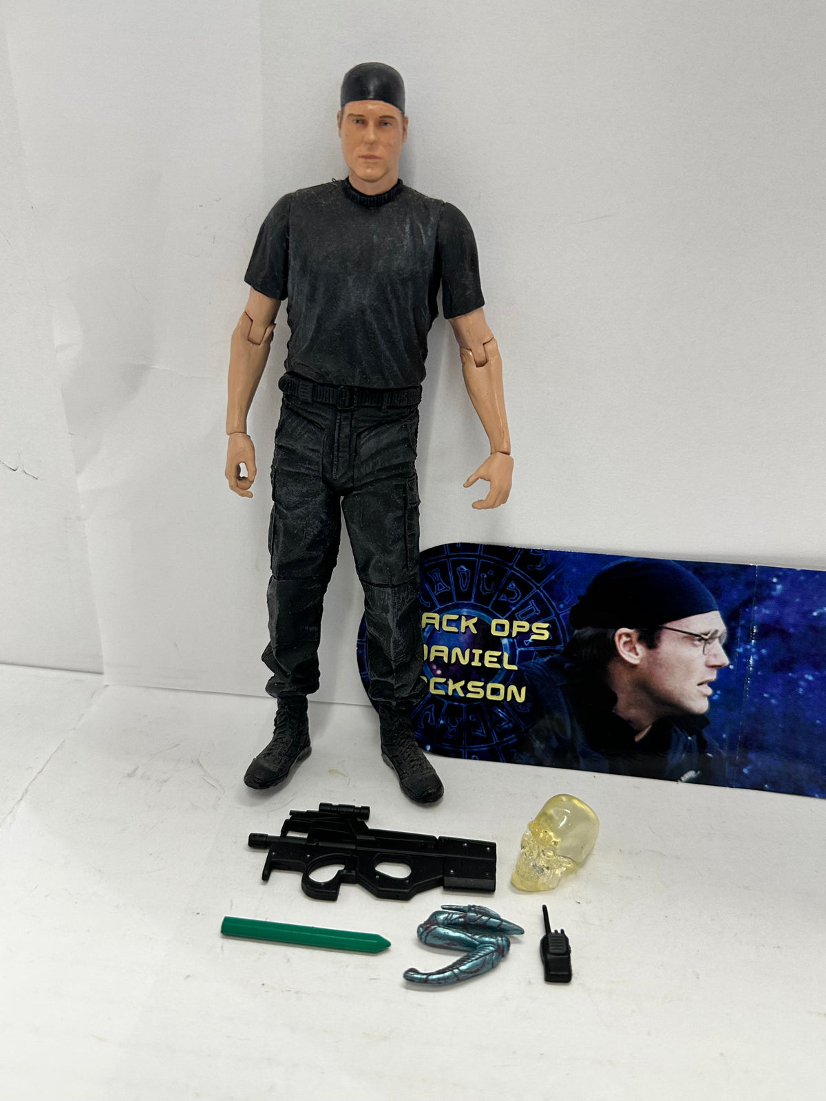 BLACK OPS DANIEL JACKSON STARGATE SG-1 7" ACTION FIGURE DIAMOND SELECT TOYS #1