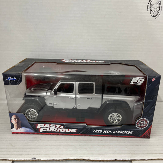 Jada Fast & Furious 2020 Jeep Gladiator Silver 1:24 Die Cast Pickup