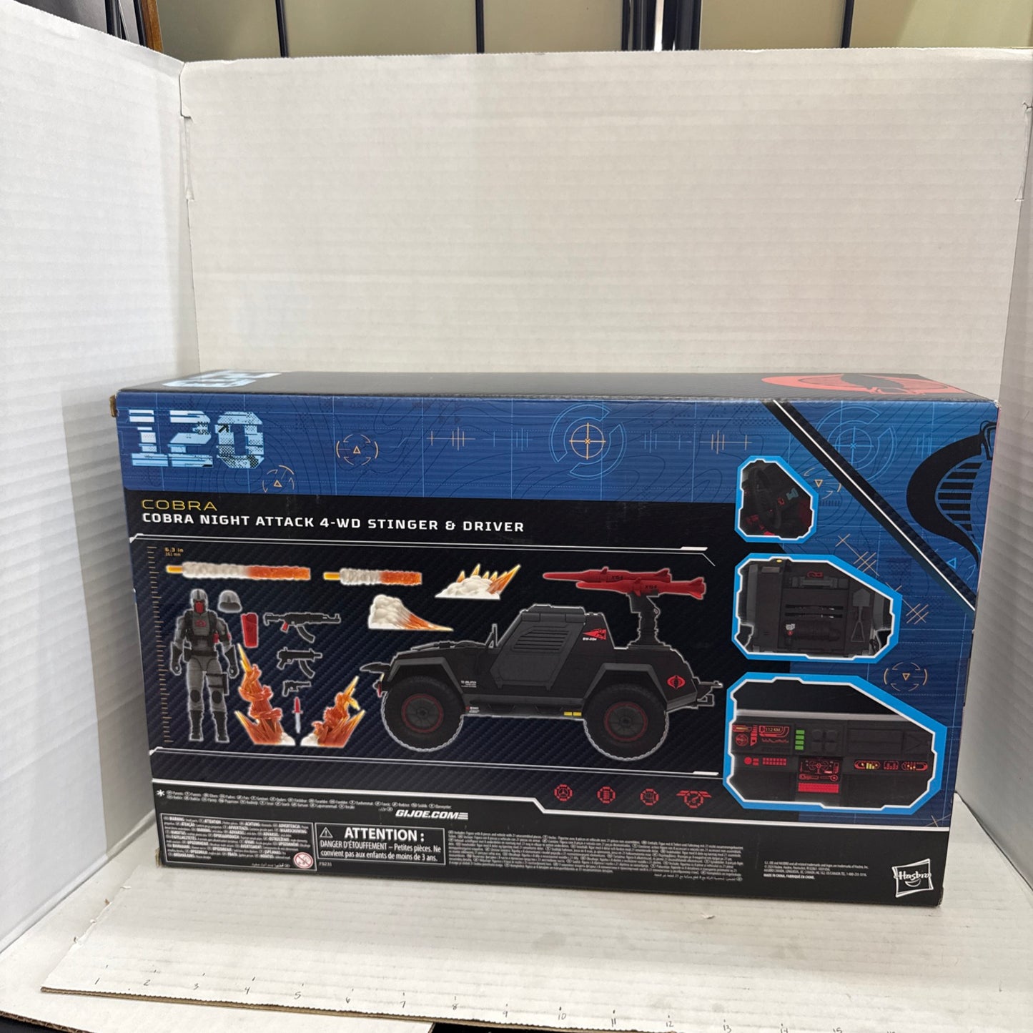 GI Joe G.I. Joe Classified Series COBRA NIGHT ATTACK 4-WD Stinger & Driver New