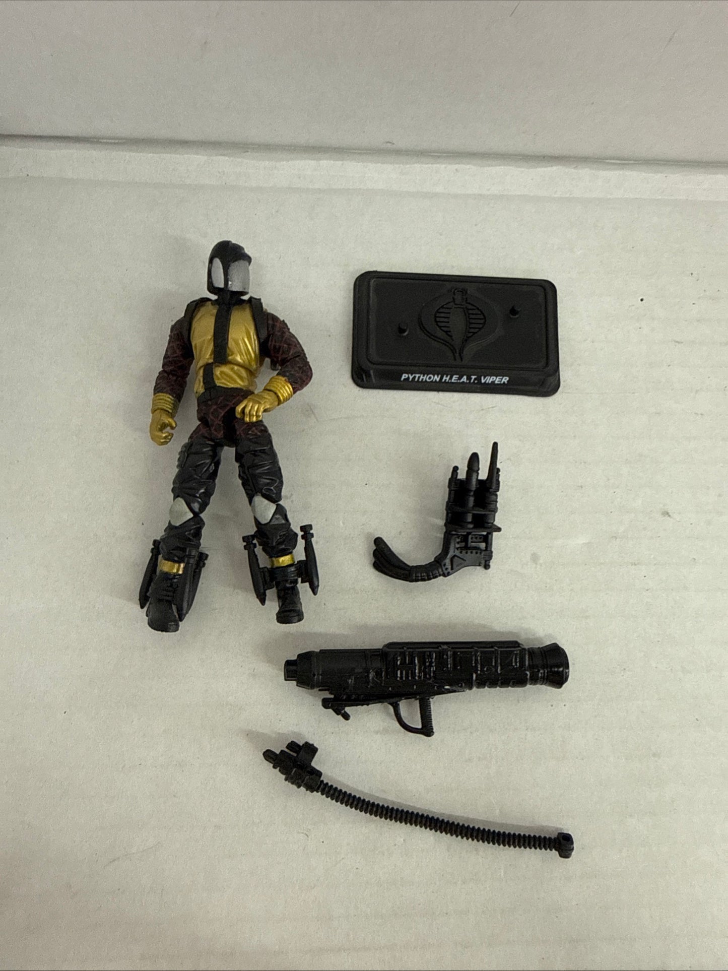 G.I JOE COLLECTOR CLUB JOECON 2018 PYTHON PATROL HEAT VIPER  No File Card