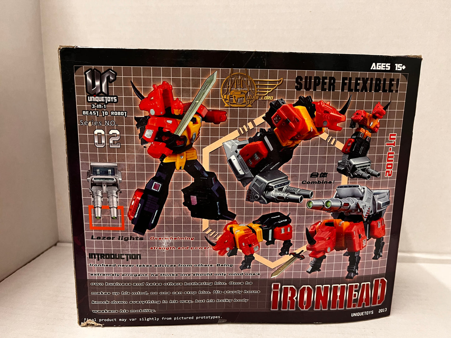 Transformers Predaking Unique Toys War Lord Combiner