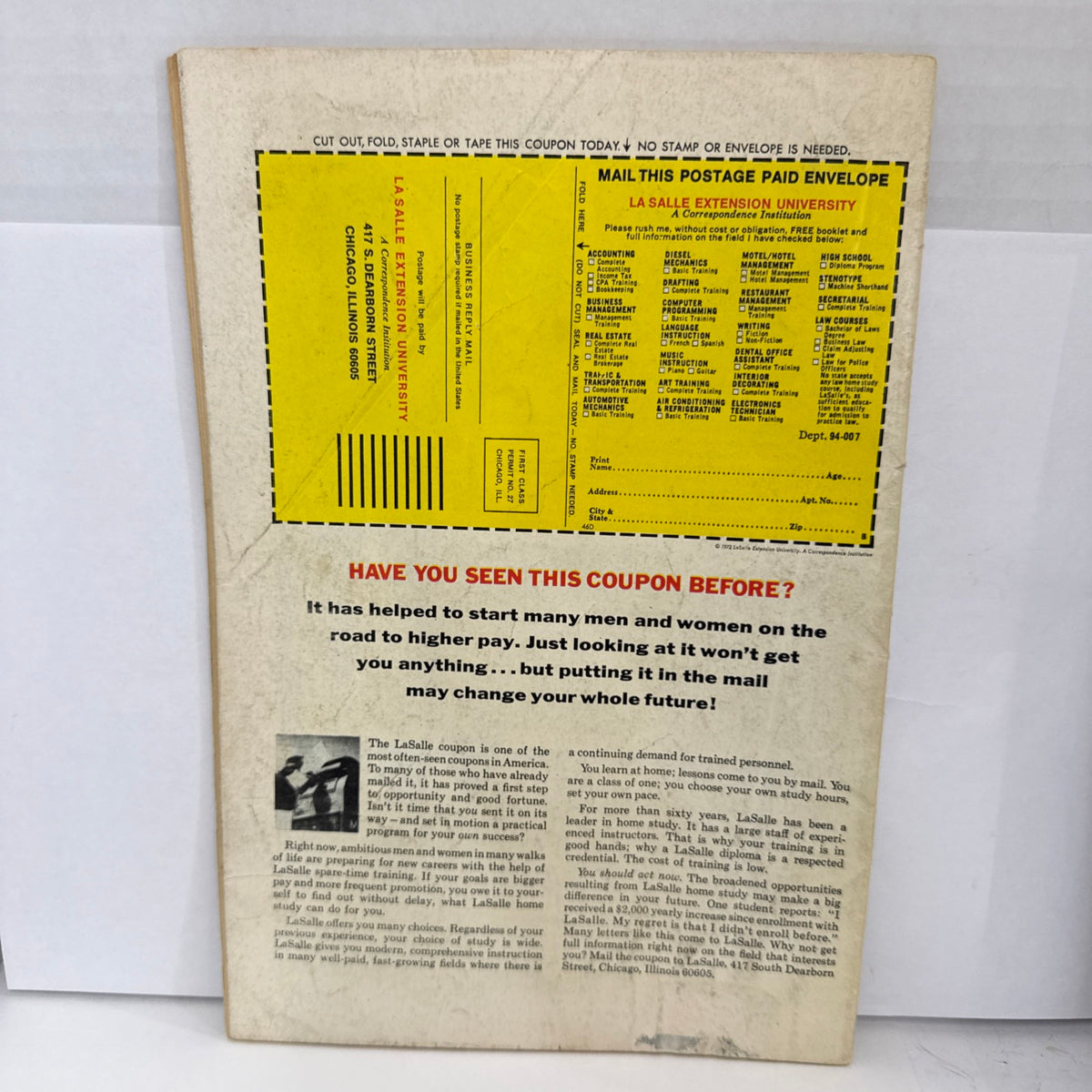 Chamber of Chills #7 1973 - Wilson Way-Too-Late Werewolf Cover