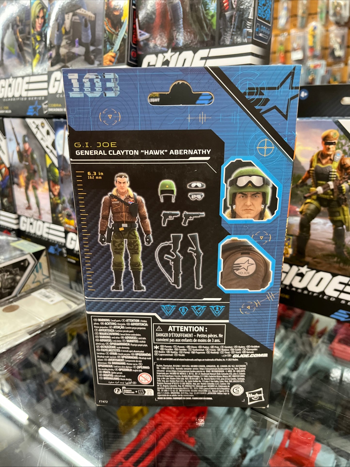 HASBRO GI.JOE CLASSIFIED SERIES GENERAL CLAYTON HAWK ABERNATHY SEALED