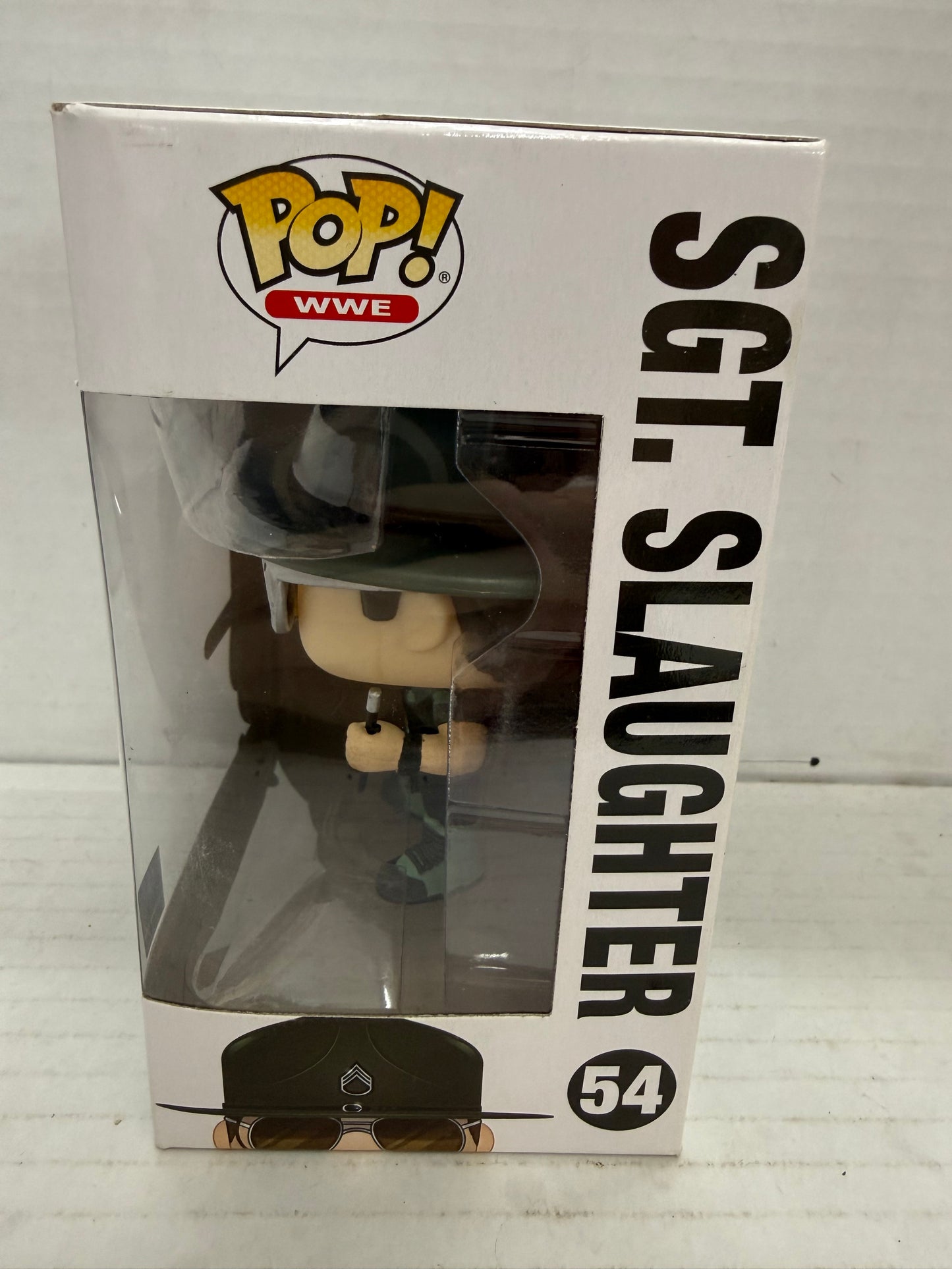 Funko Pop! Wrestling WWE - Sgt. Slaughter #54 VAULTED Vinyl w/Protector