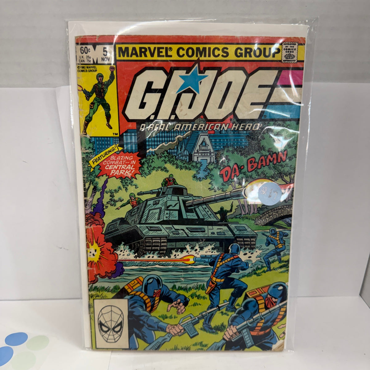 1982 MARVEL GI JOE #5 FN 1st PRINT NEWSSTAND COMIC BOOK A REAL AMERICAN HERO
