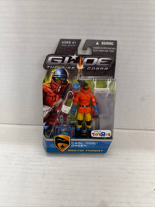 2009 Hasbro G.I. Joe Rise of Cobra ToysRUs Arctic Threat Carl Doc Greer *
