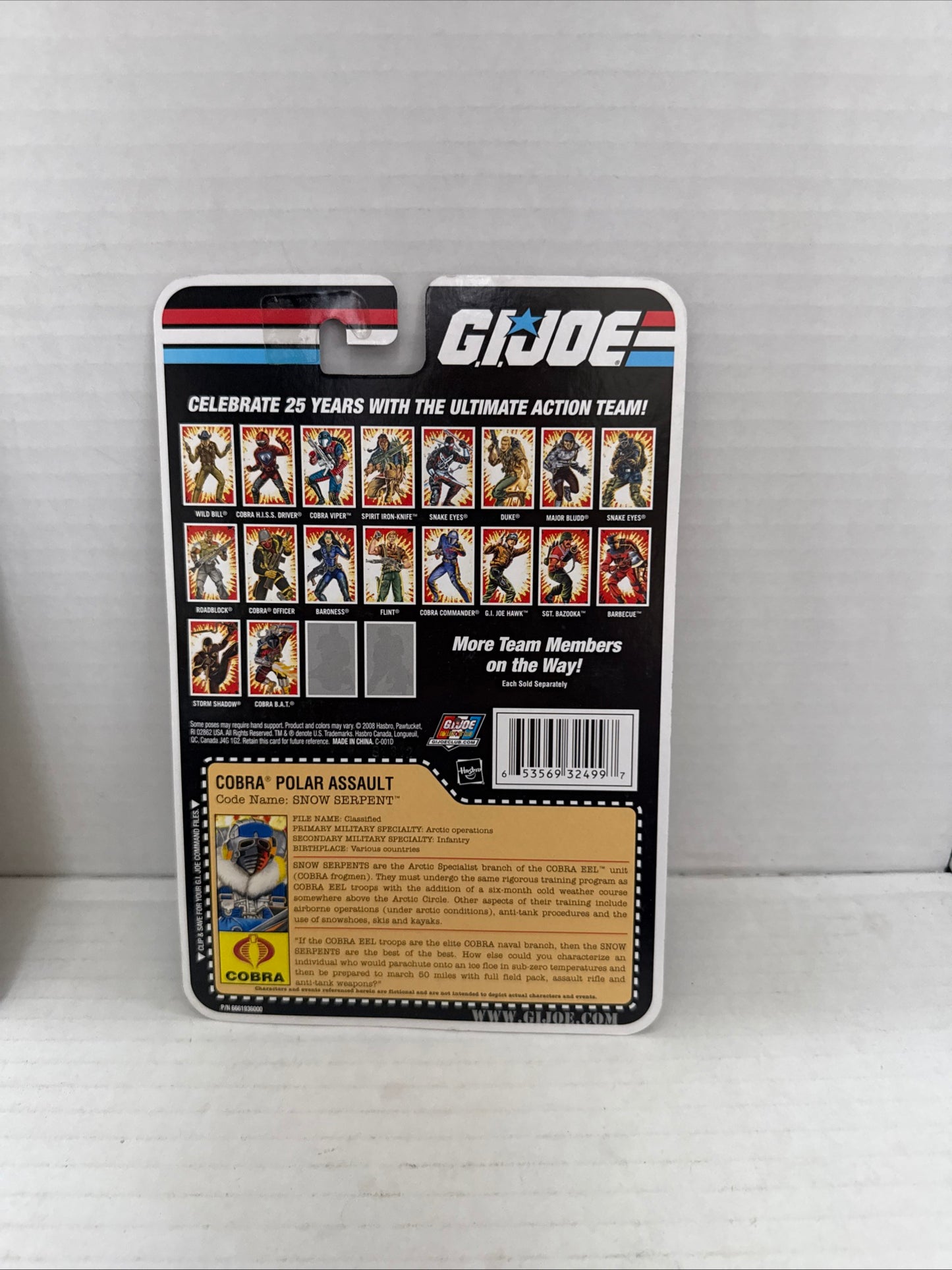 Hasbro GI Joe Cobra Polar Assault "Snow Serpent" Action Figure