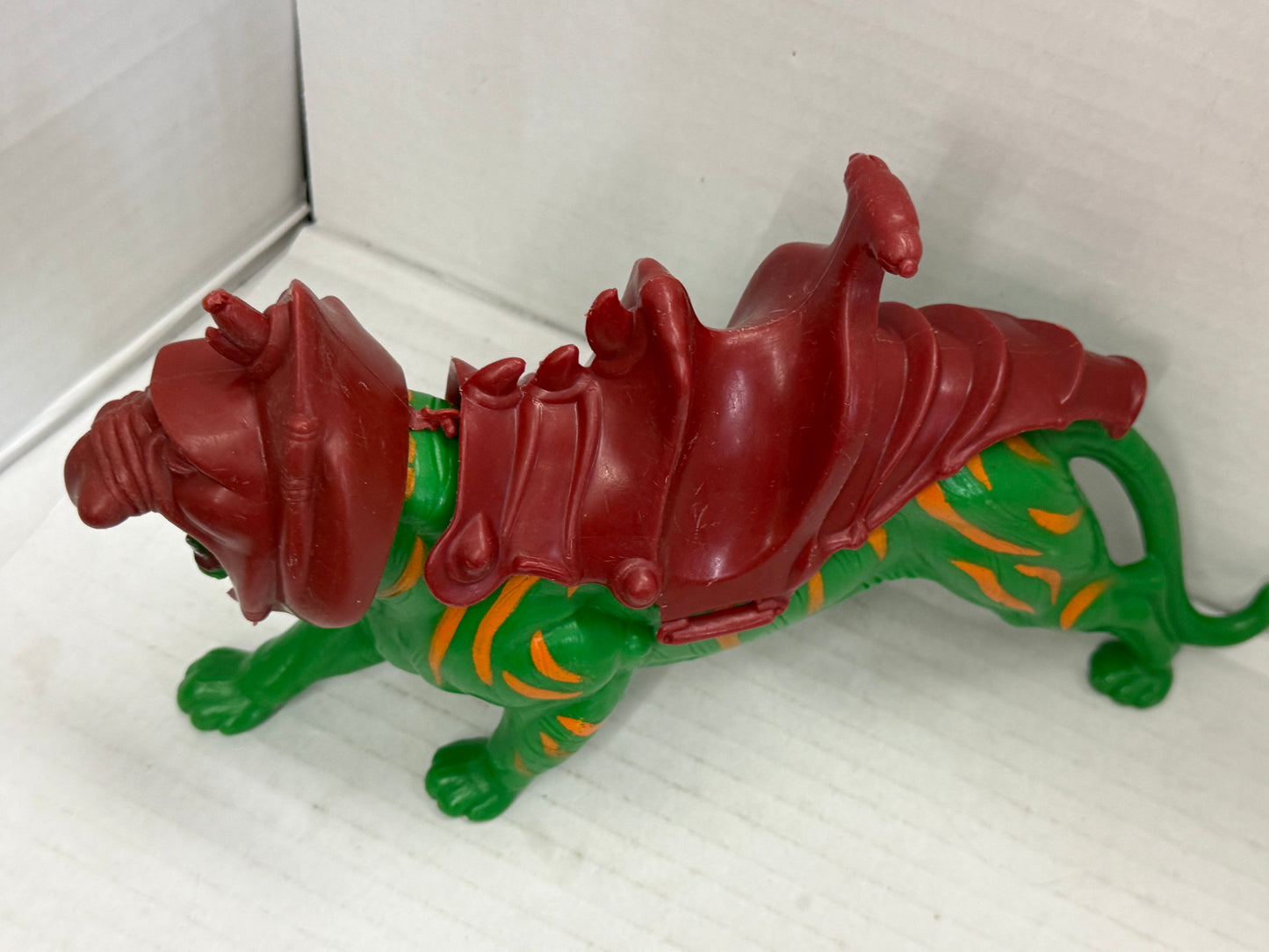 Vintage Action Figure Original MOTU Battle Cat With Armor 1980s By Mattel #4