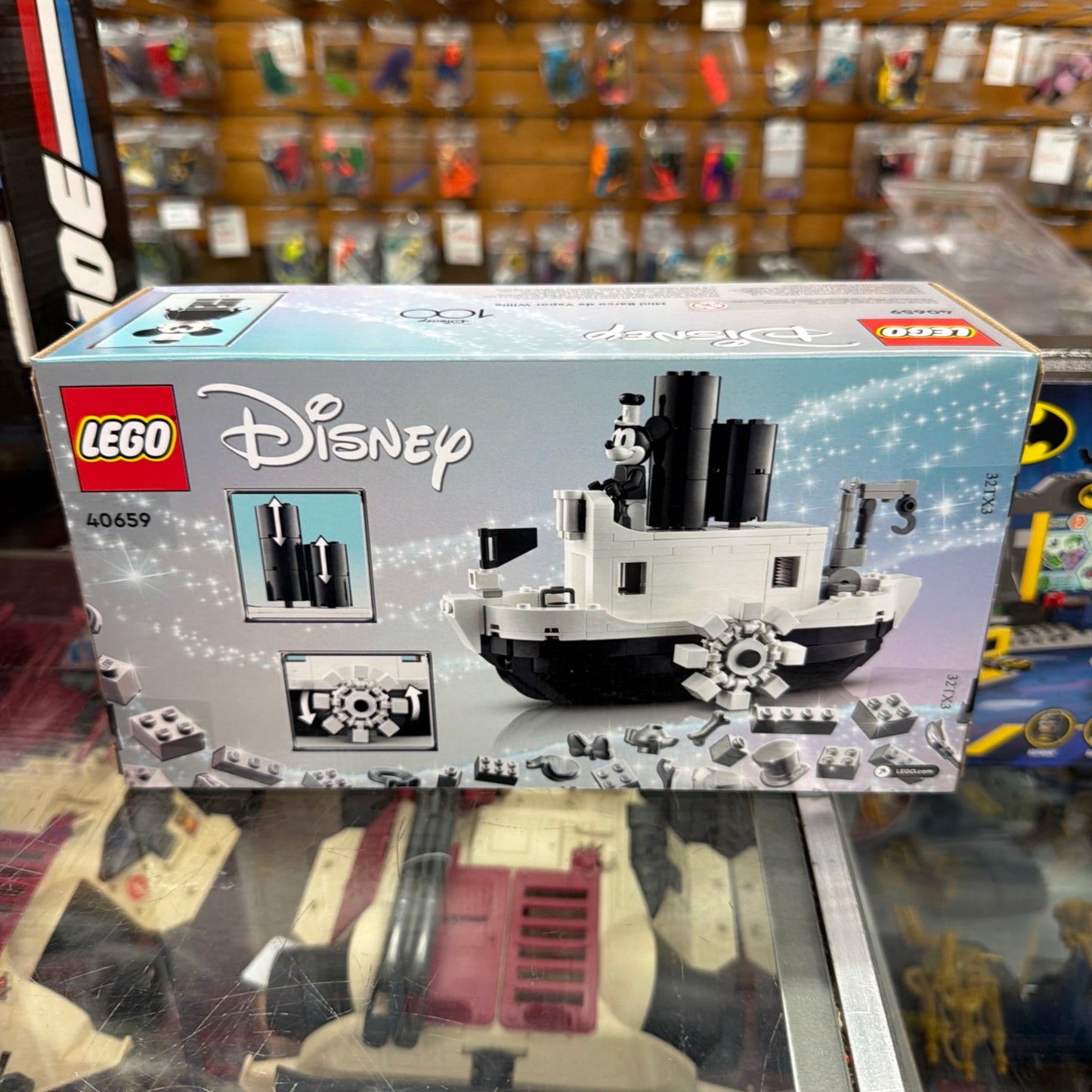 LEGO Disney 100 Mini Steamboat Willie 40659 Mickey Mouse Mint in Box