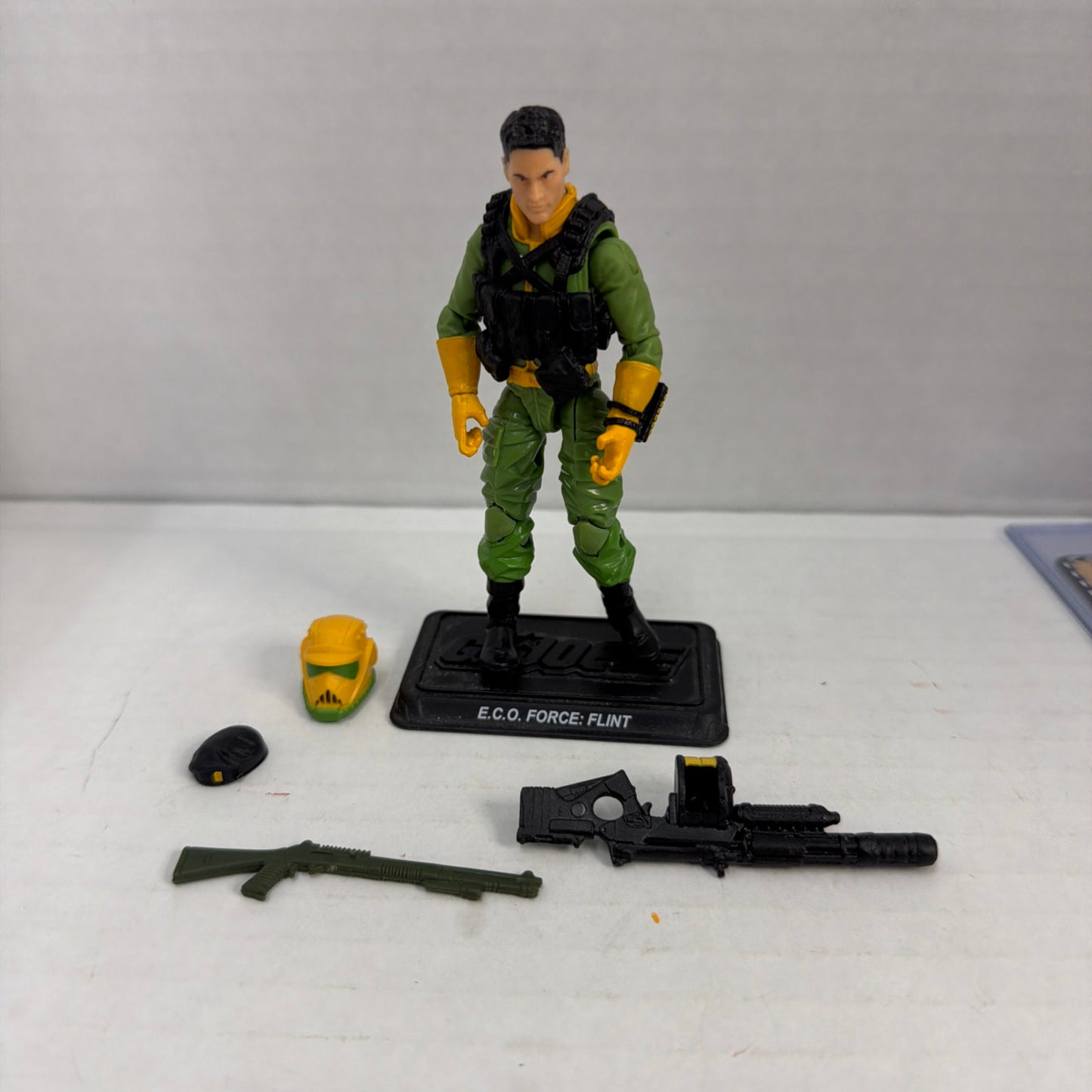 GI JOE 2014 JOECON CONVENTION Exclusive ZOMBIE INITIATIVE ECO FORCE FLINT comp