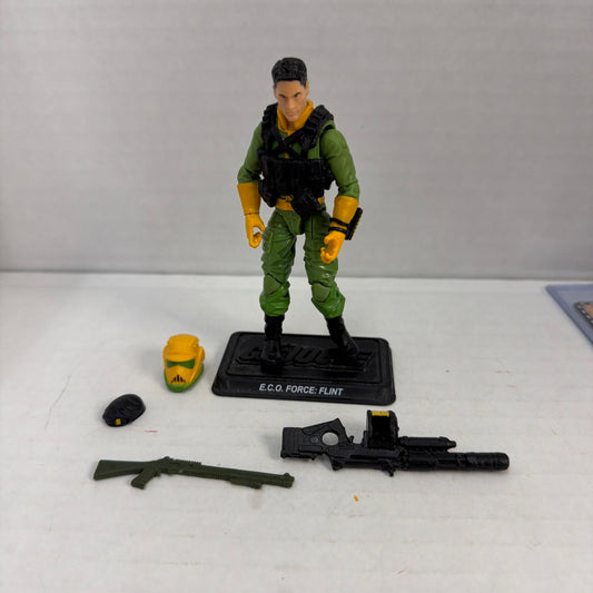 GI JOE 2014 JOECON CONVENTION Exclusive ZOMBIE INITIATIVE ECO FORCE FLINT comp