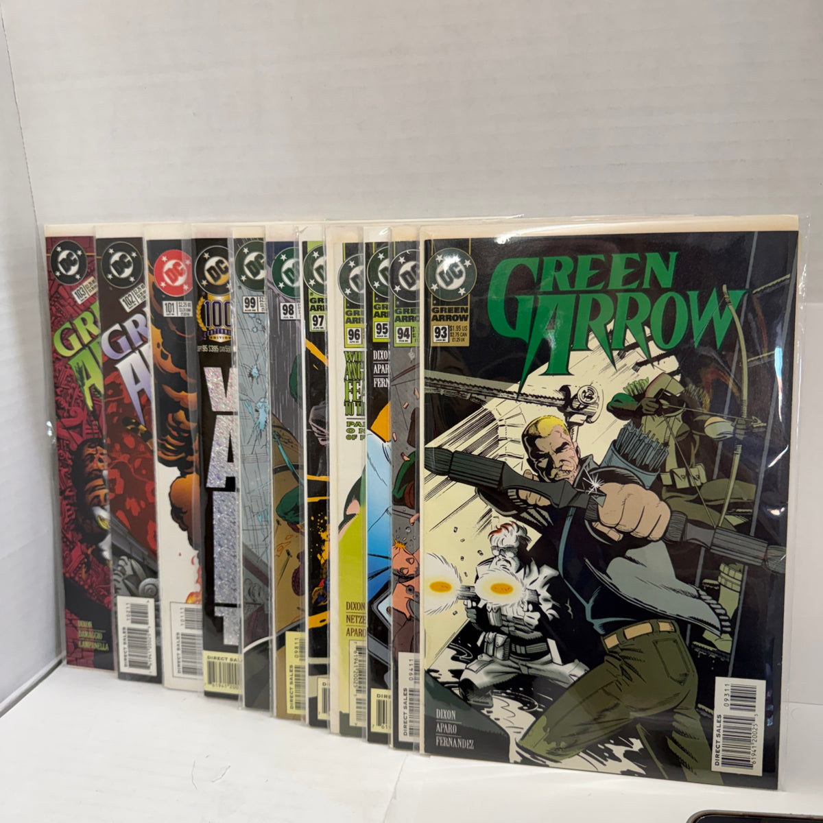 Green Arrow DC Comics Comic Book Lot #93-103  (11) 1995-1996