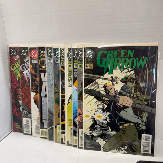 Green Arrow DC Comics Comic Book Lot #93-103  (11) 1995-1996