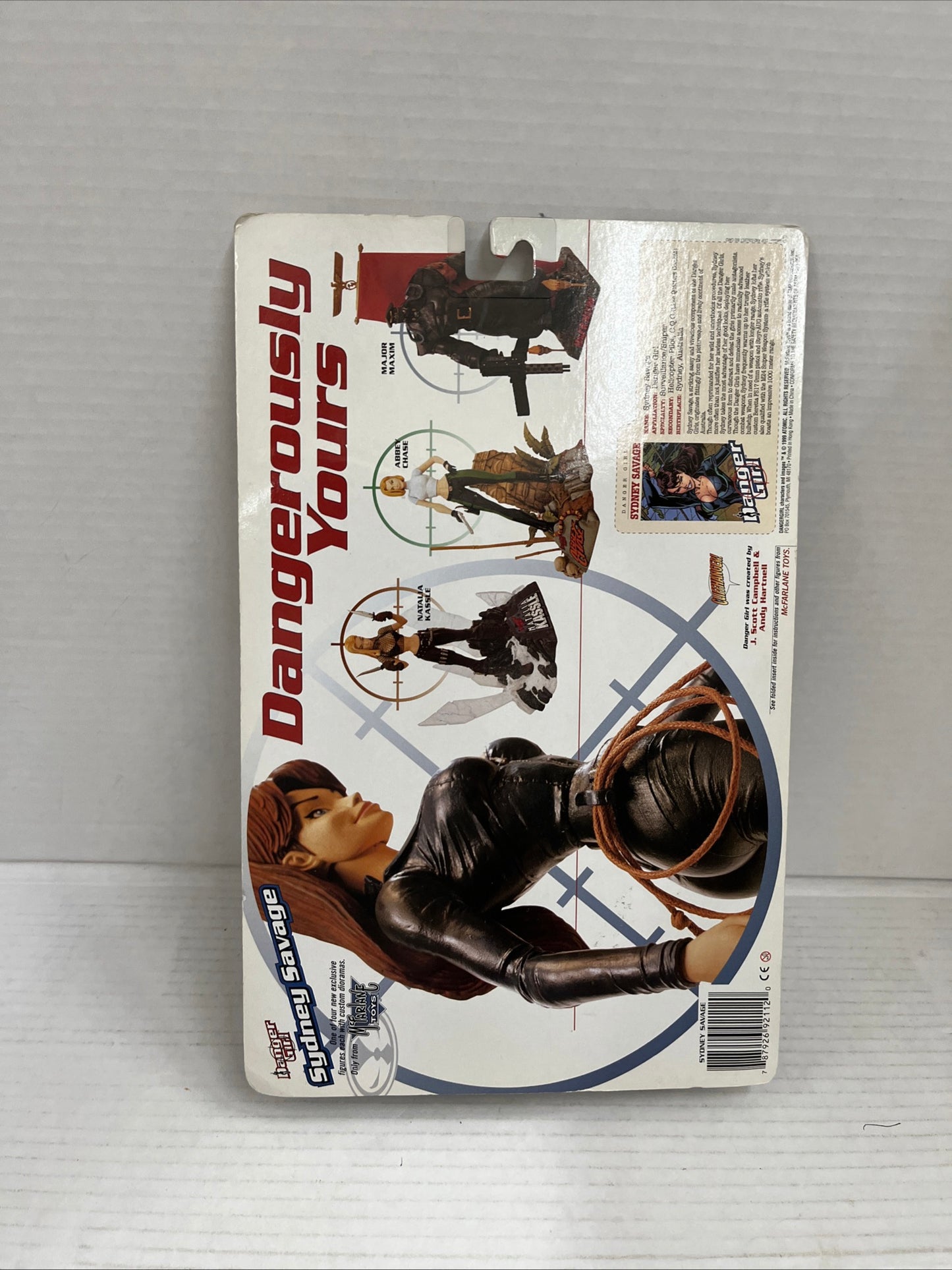 J. Scott Campbell's Danger Girl Sydney Savage McFarlane Ultra-Action Figure 1999