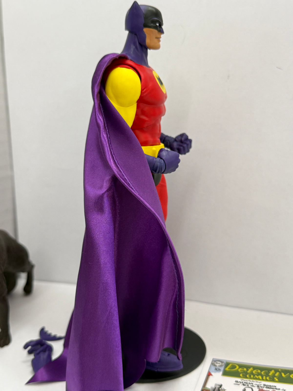 mcfarlane dc multiverse figure batman ace bat-hound platinum silver age