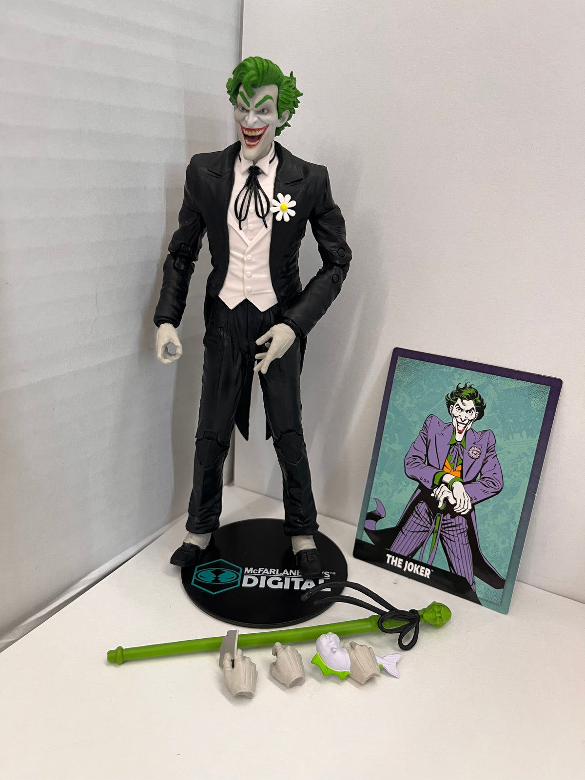 Mcfarlane DC Direct The Silver Age JOKER 7" Action Figure Platinum Edition Chase
