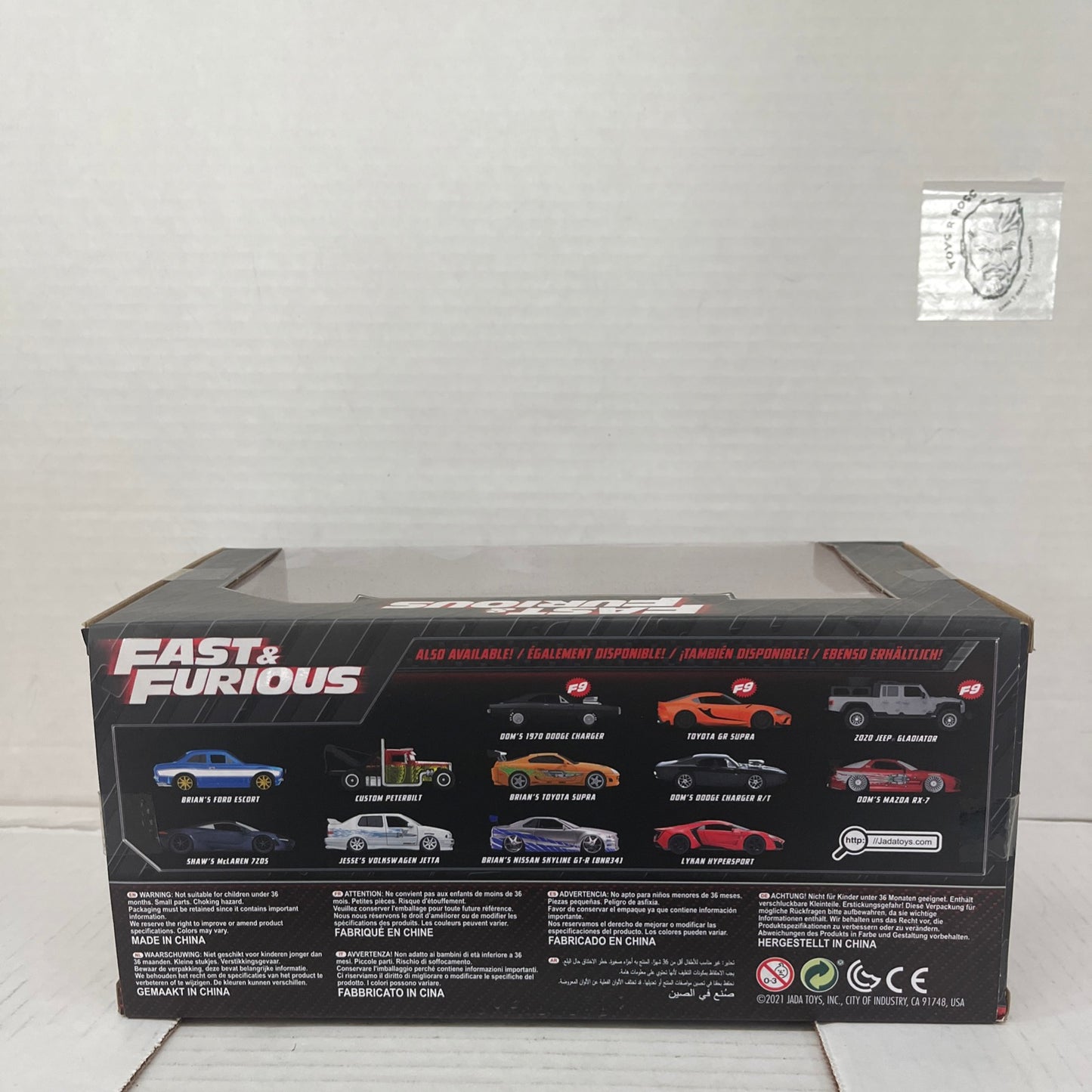 Jada Toys Fast & Furious Mazda RX-7 1:24 Diecast Model Car - White (32607)