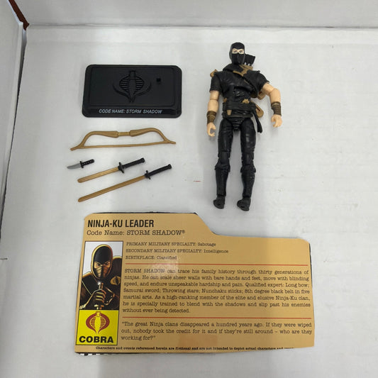 GI Joe Storm Shadow 4" Action Figure 2008 Loose 25th Anniversary