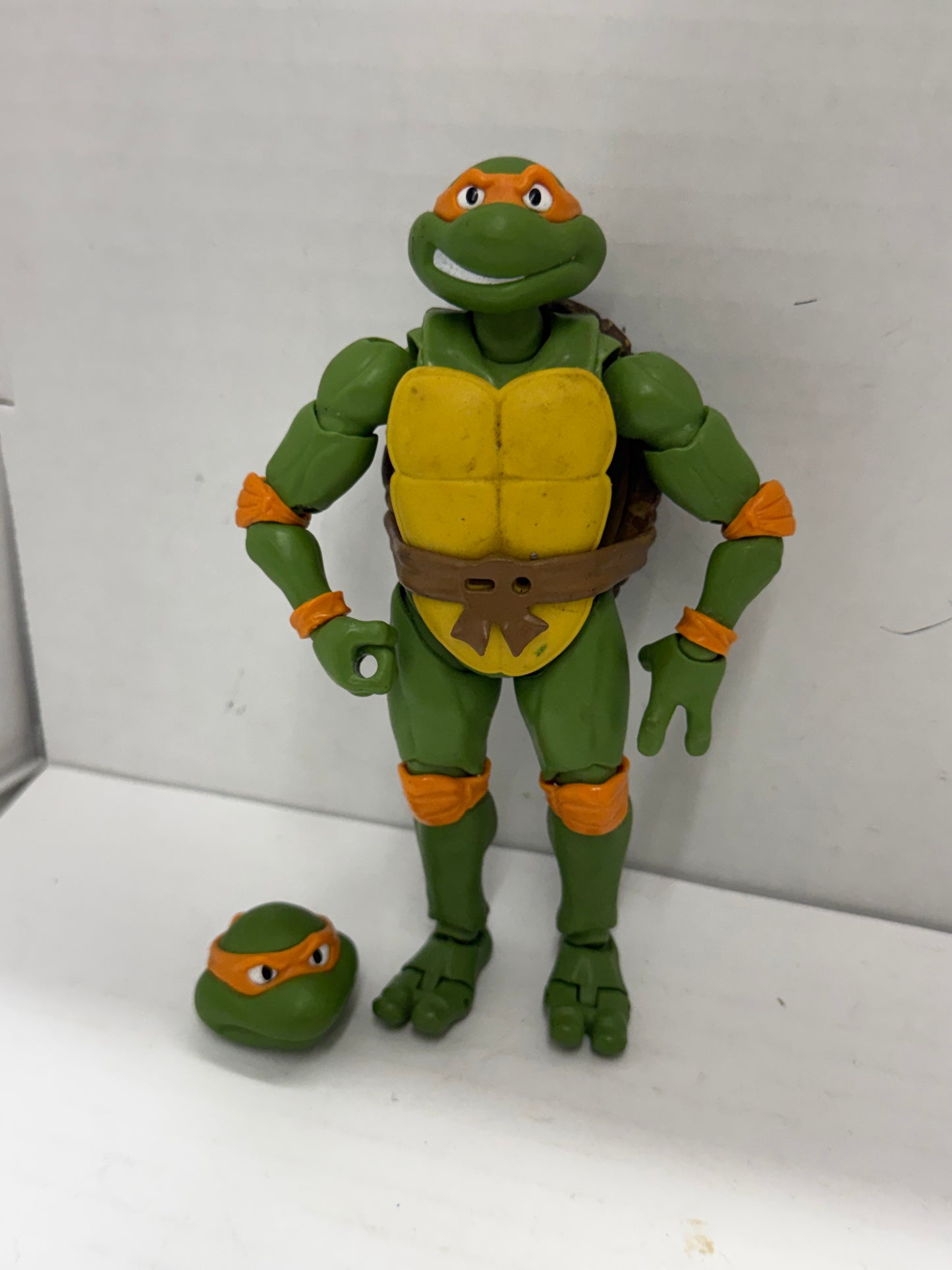 SH Figuarts TMNT Michelangelo 6" Figure Teenage Mutant Ninja Turtles Incomplete