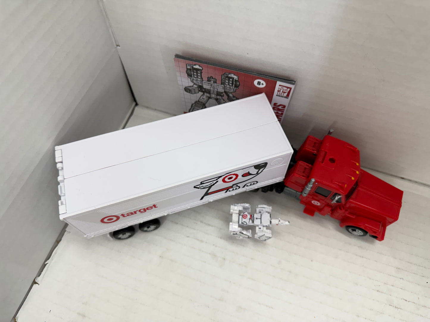 Target Optimus Prime and Autobot Bullseye Transformers Exclusive Figure Complete