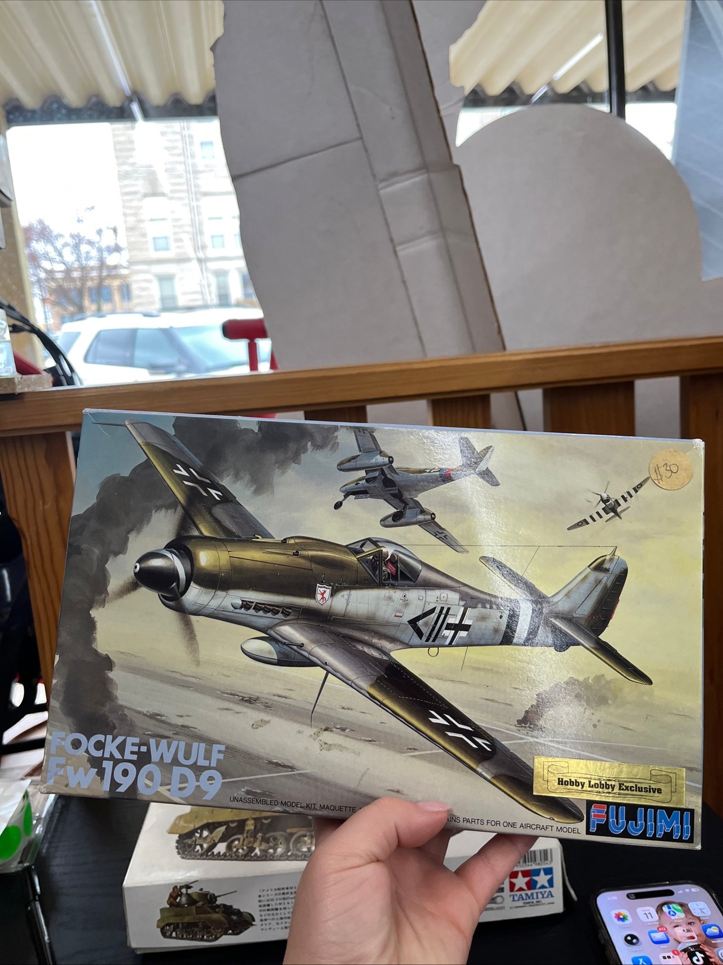 1/48 Scale Fujimi, Focke-Wulf FW 190 D-9 Fighter Model Kit #P-6 BN Open Box