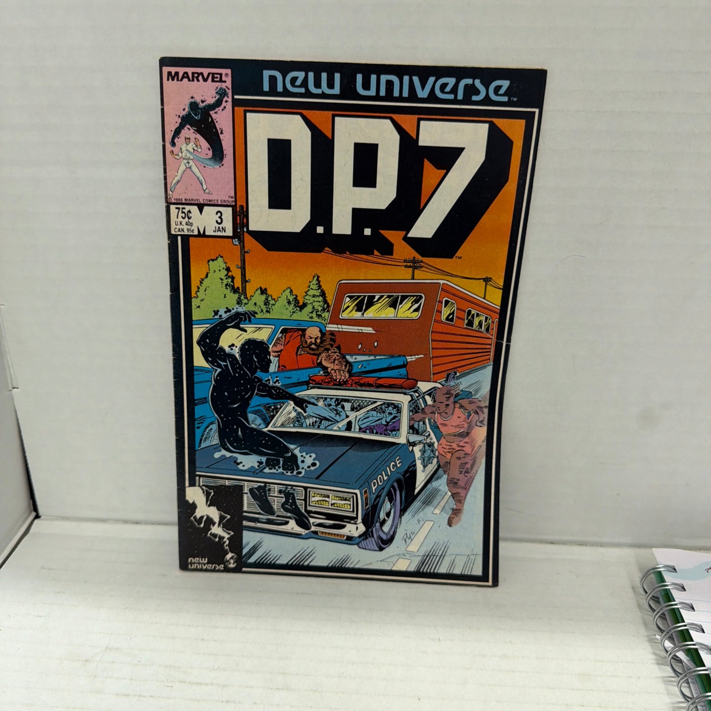 D. P. 7 Issue 3 Mark Jewelers Variant Marvel Comic Book